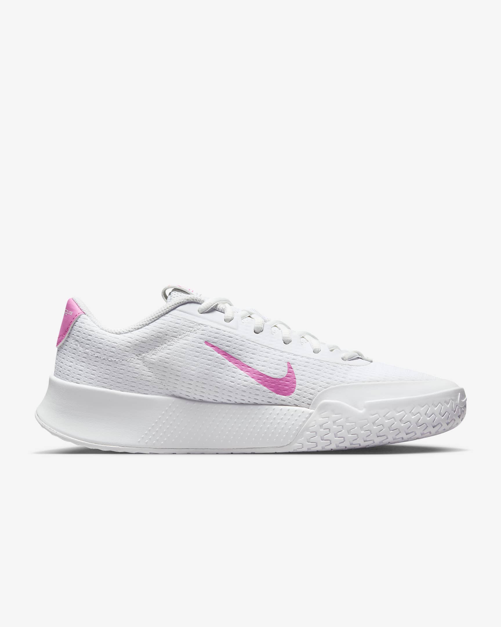 NikeCourt Vapor Lite 2 Women's Hard Court Tennis Shoes - White/White/Playful Pink