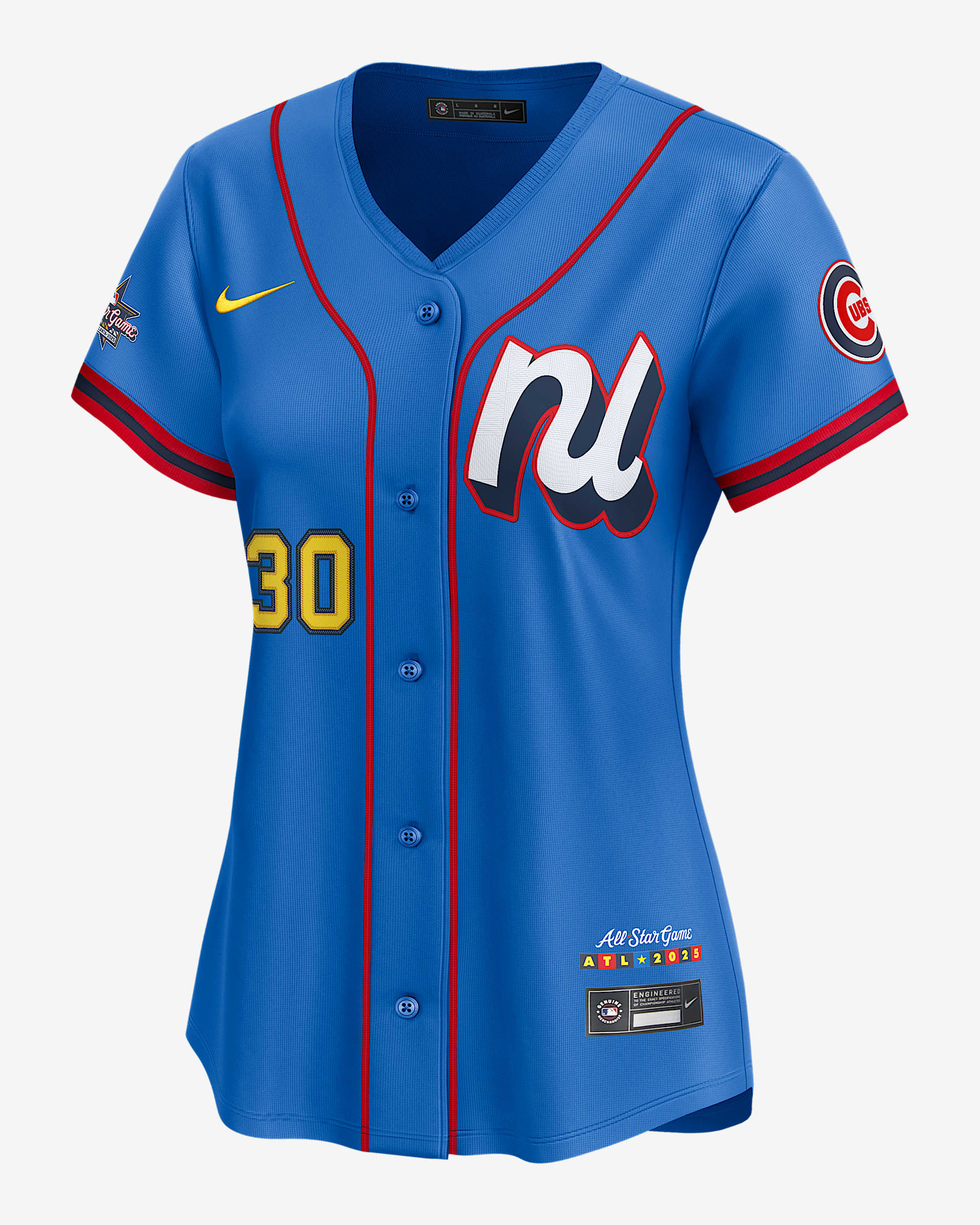 Kyle Tucker National League 2025 All-Star Game Women’s Nike Dri-FIT MLB Limited Jersey - Blue