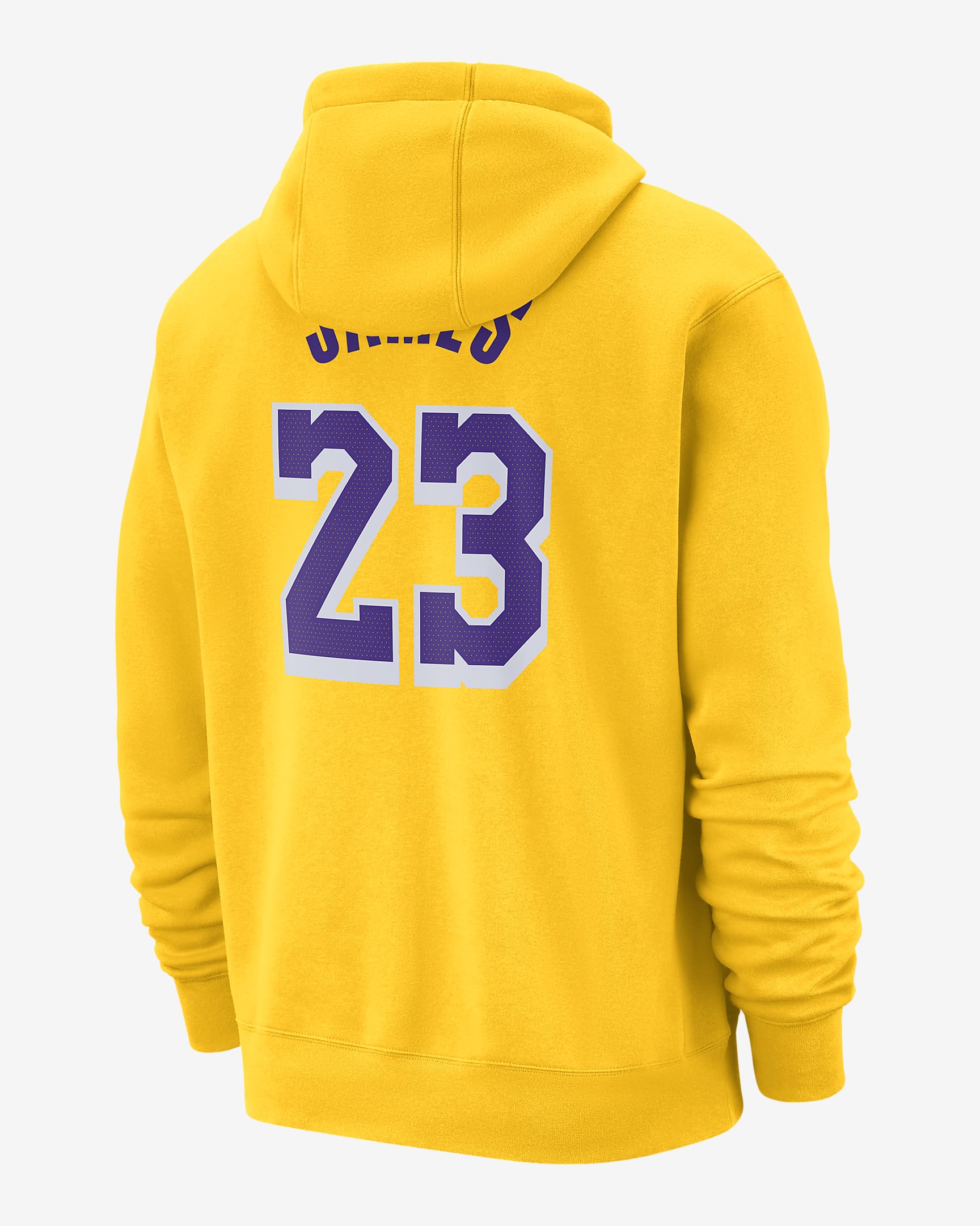 Sweat à capuche Nike NBA Los Angeles Lakers Club pour homme - Amarillo