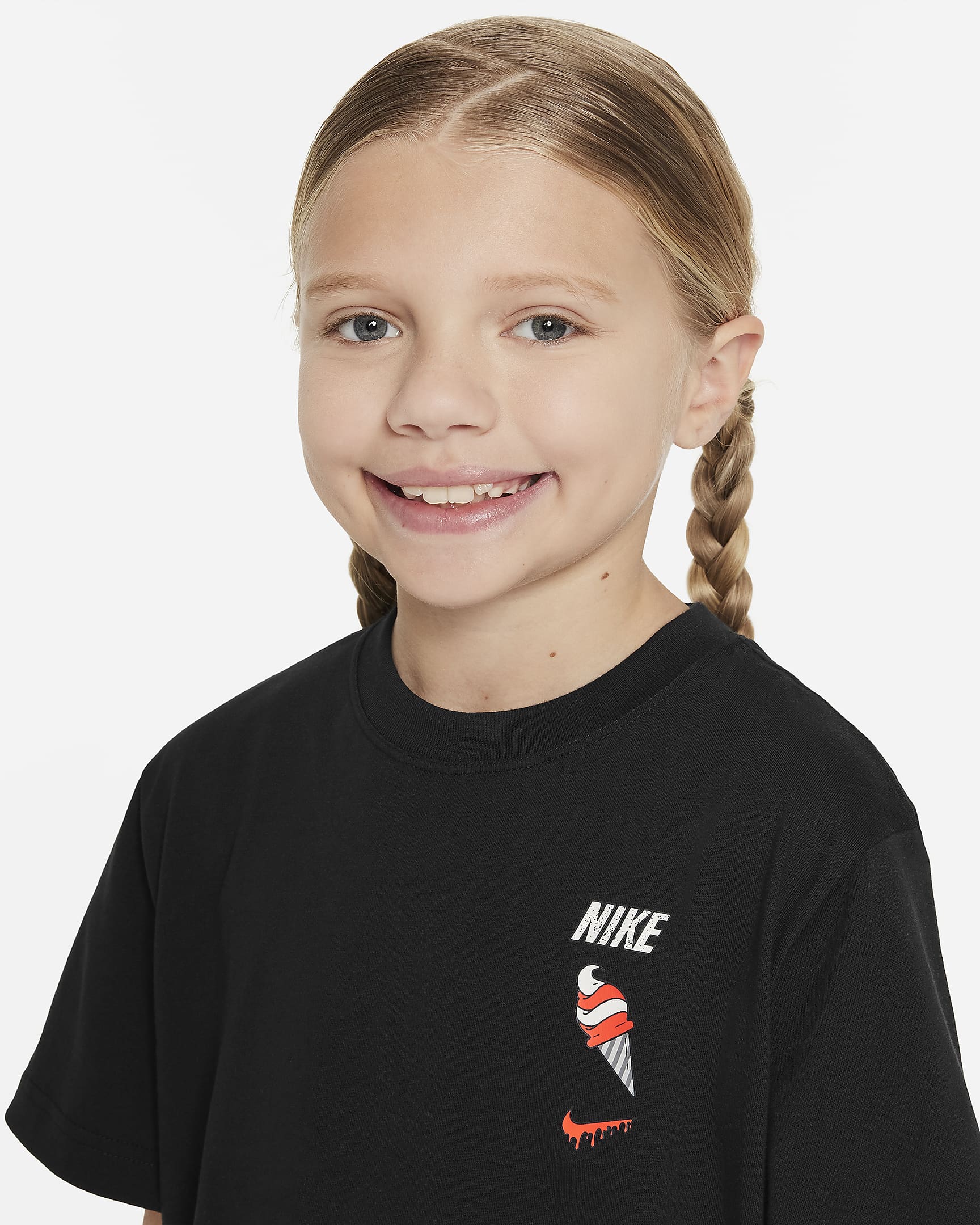 Nike Sportswear T-Shirt für ältere Kinder (Mädchen) - Schwarz