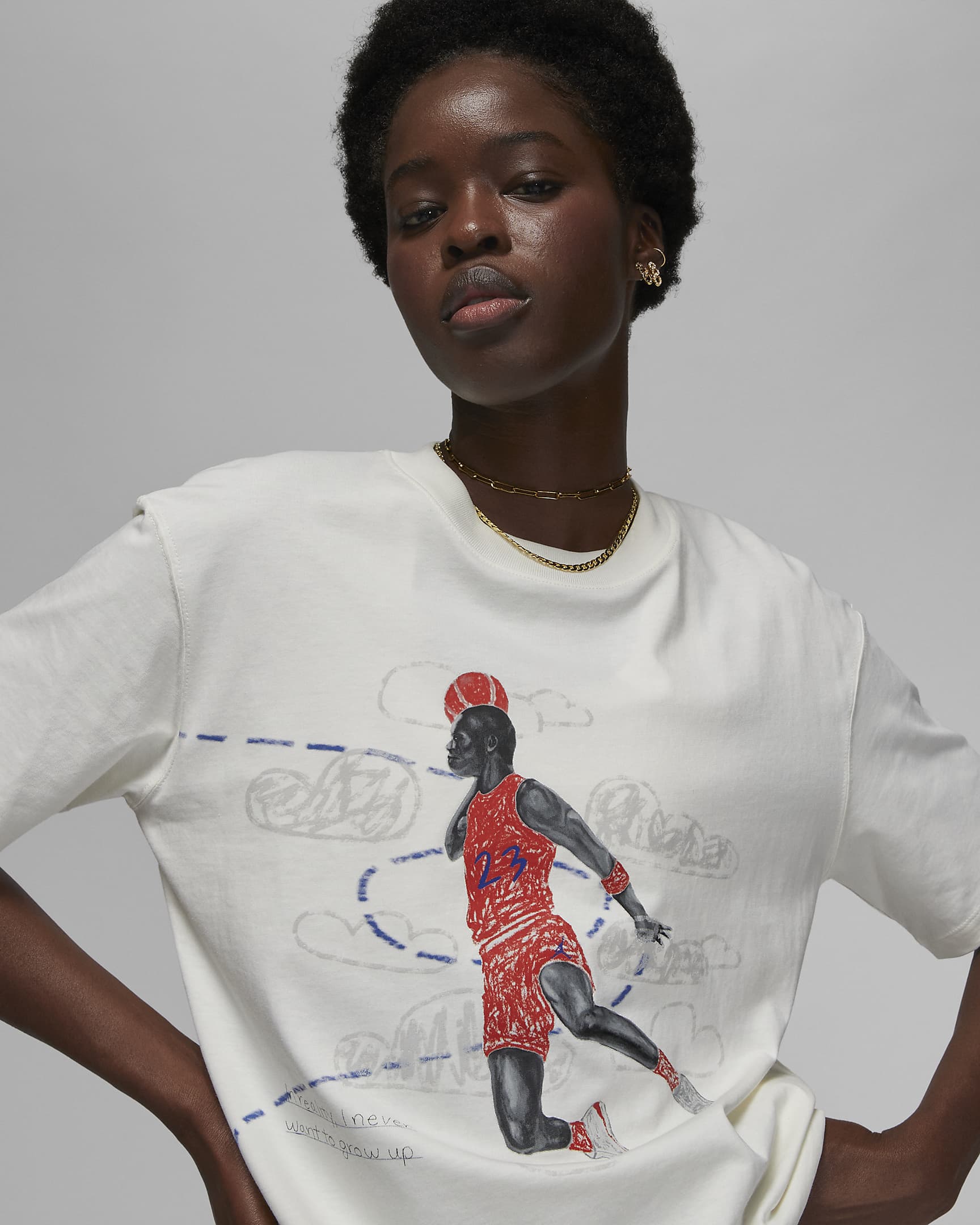 Jordan Artist Series by Parker Duncan Women's T-Shirt. Nike VN