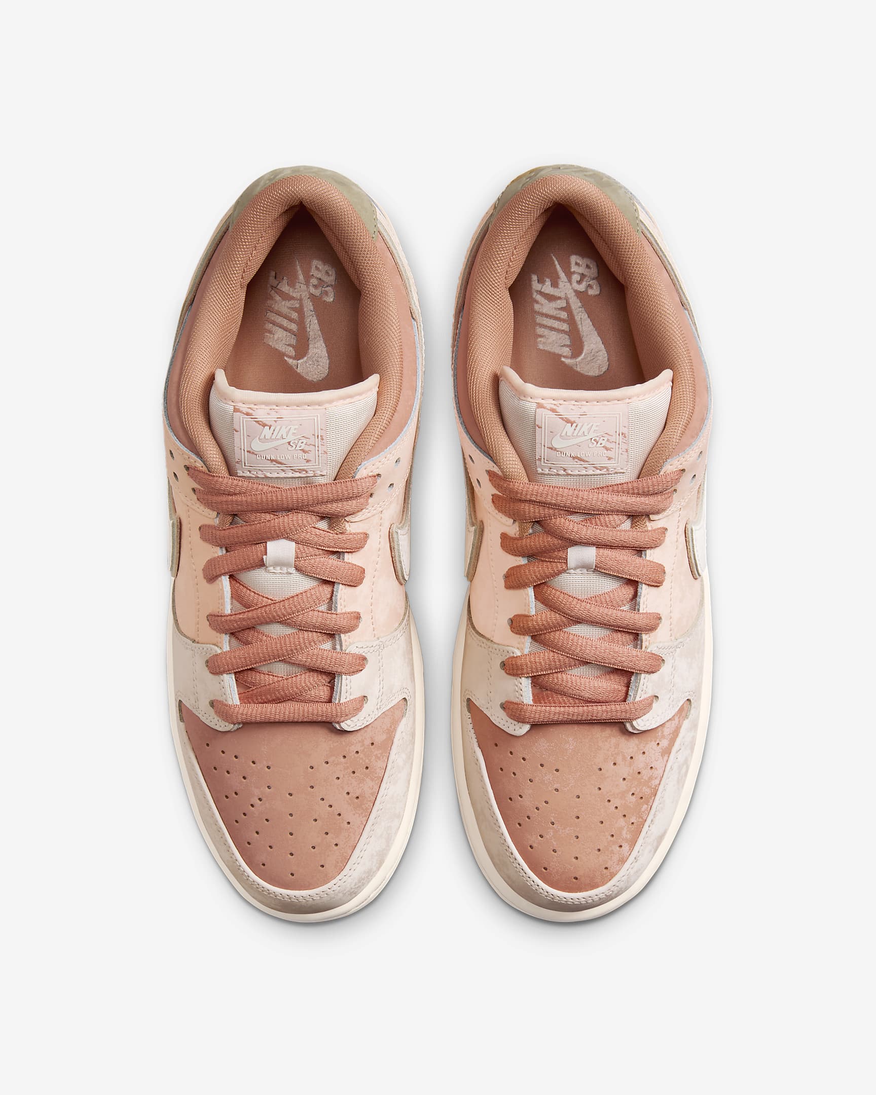 รองเท้าสเก็ตบอร์ด Nike SB Dunk Low Pro Premium - Amber Brown/Crimson Tint/Hemp/Guava Ice