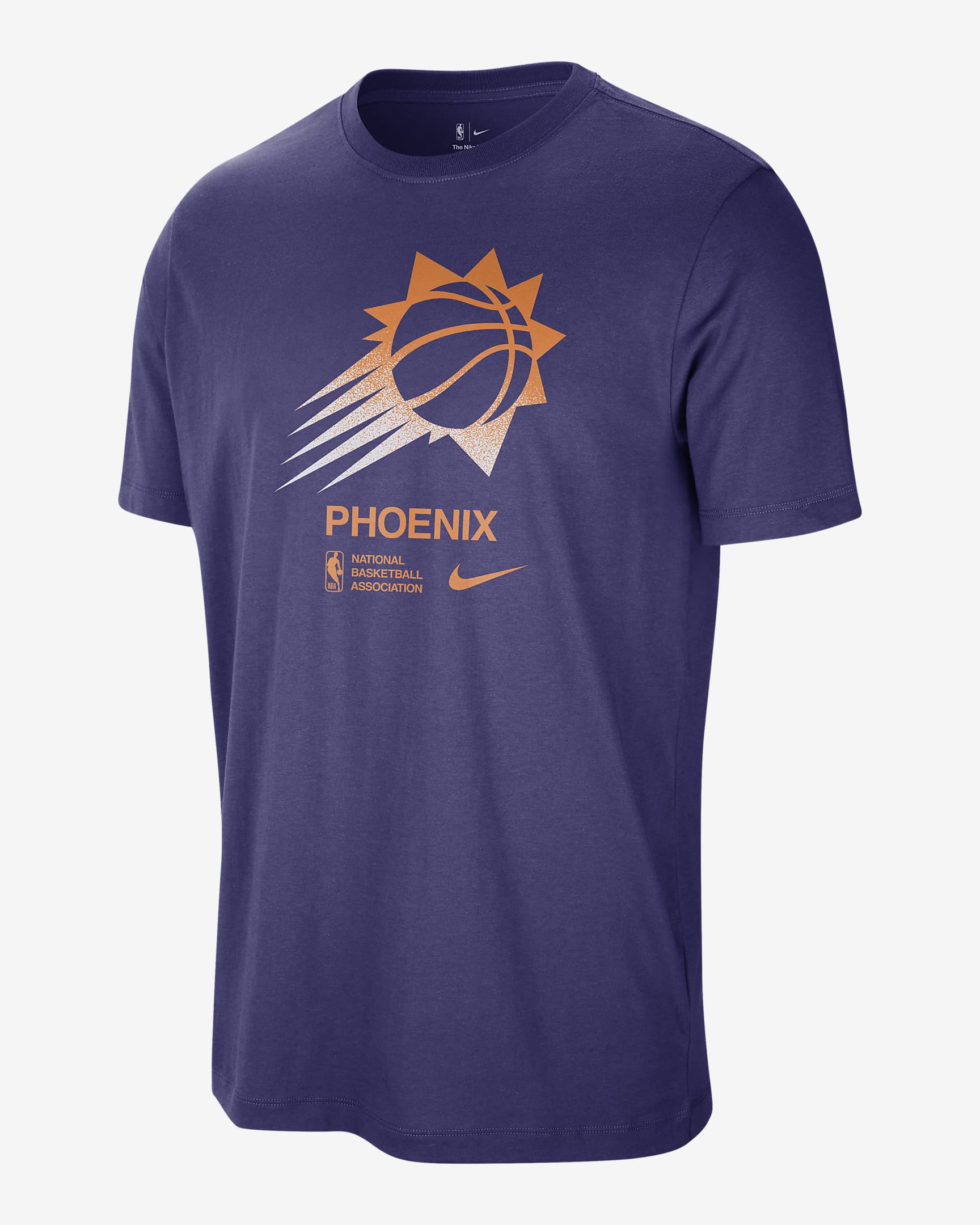 T-shirt NBA Nike Phoenix Suns Courtside para homem - New Orchid