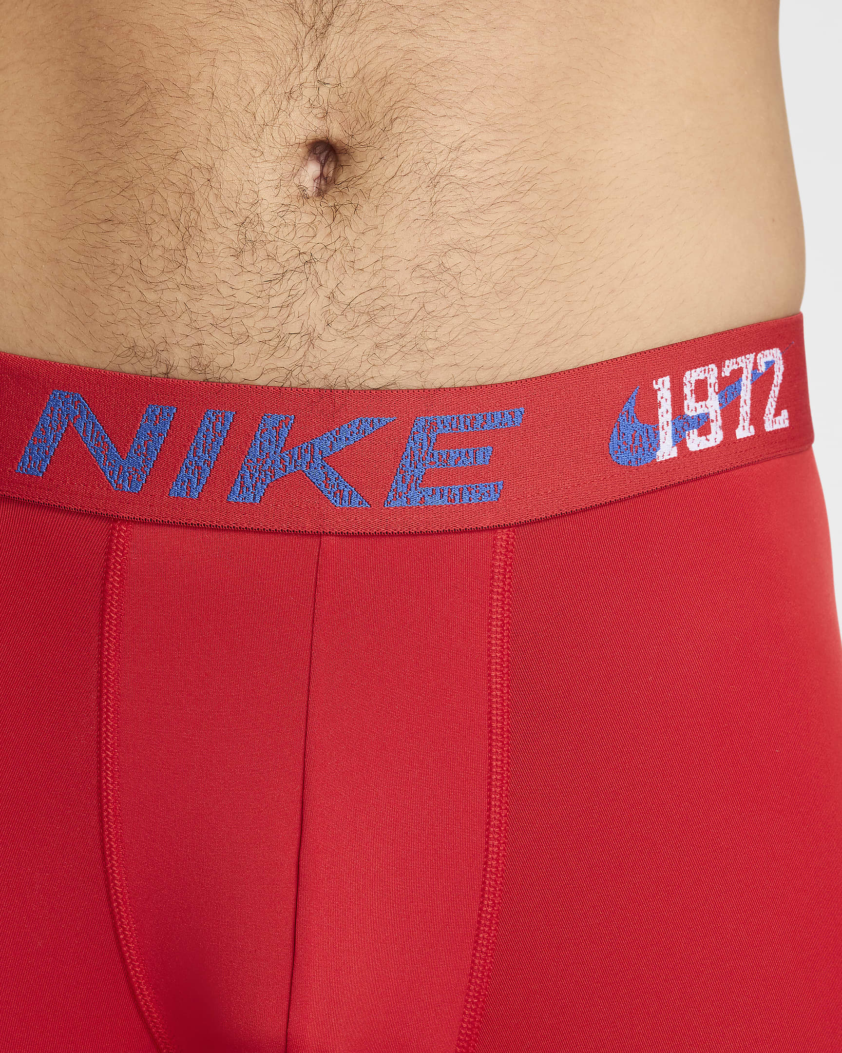 Nike Dri-FIT Essential Micro Long Boxer Briefs (3-Pack) - Red