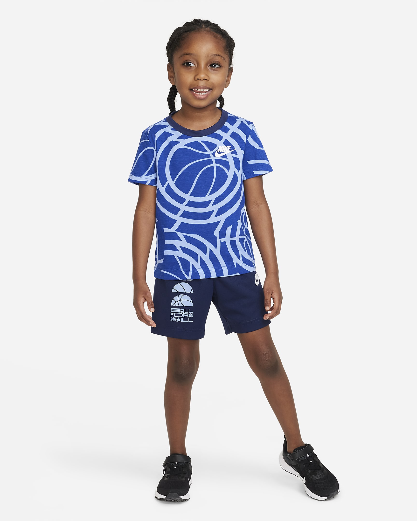 Nike Sportswear Culture of Basketball Shorts Set Toddler Set - Midnight Navy