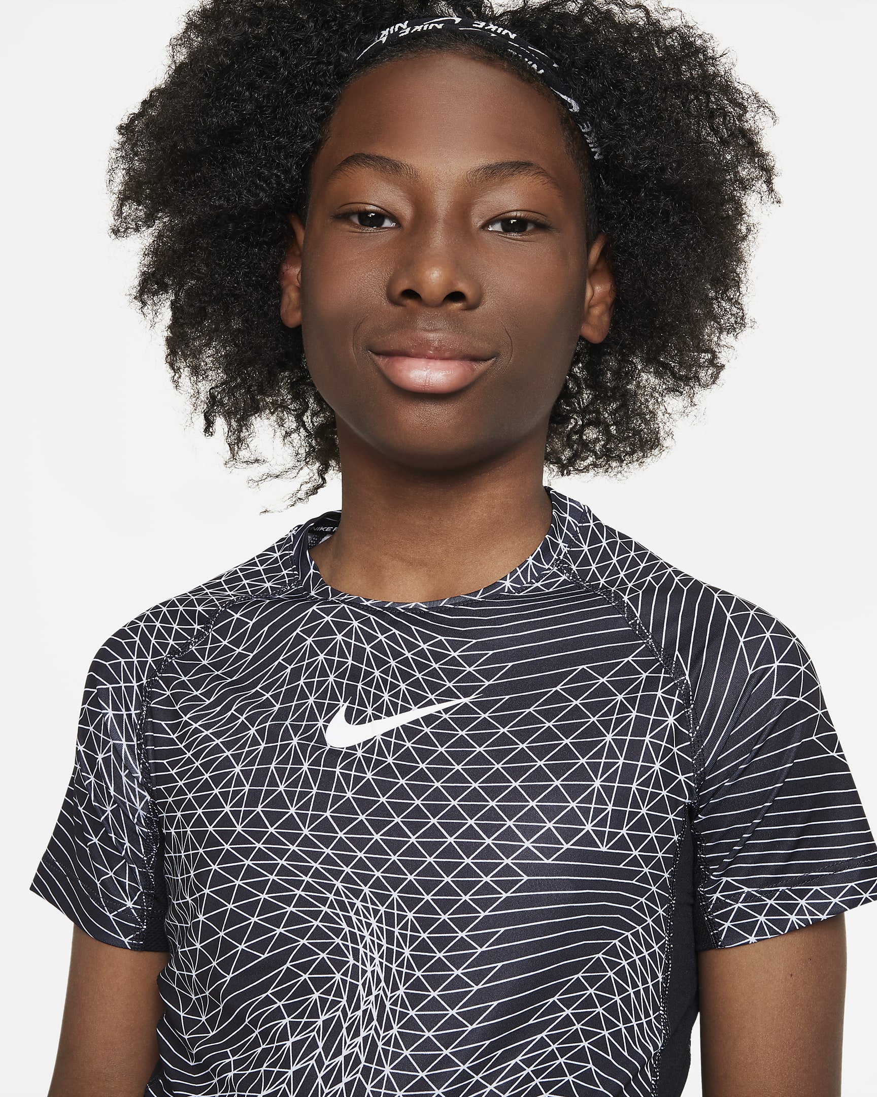 Nike Pro Dri-FIT Older Kids' (Boys') Short-Sleeve Top. Nike HR