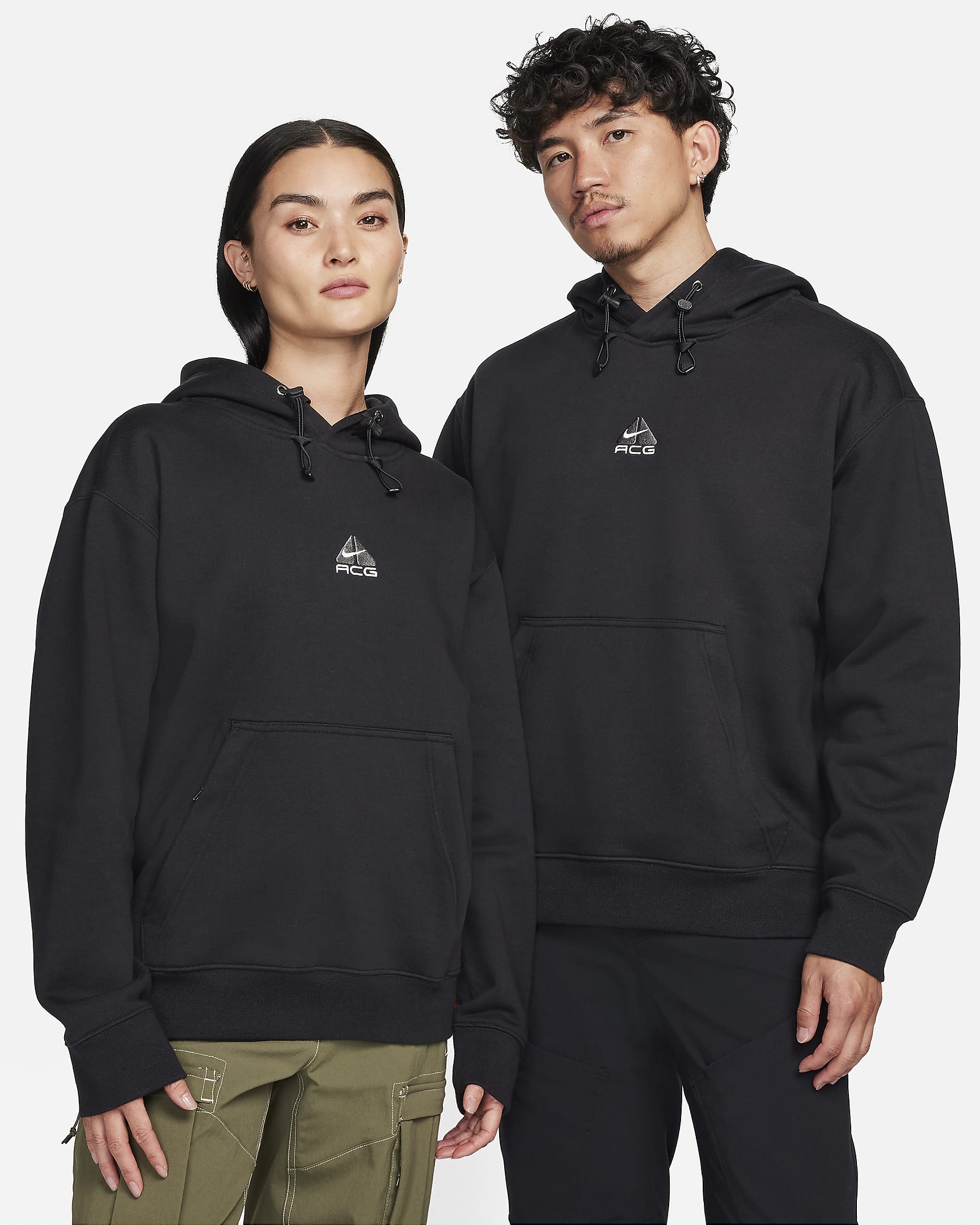 Nike ACG Therma-FIT Fleece Pullover Hoodie - Black/Anthracite/Summit White