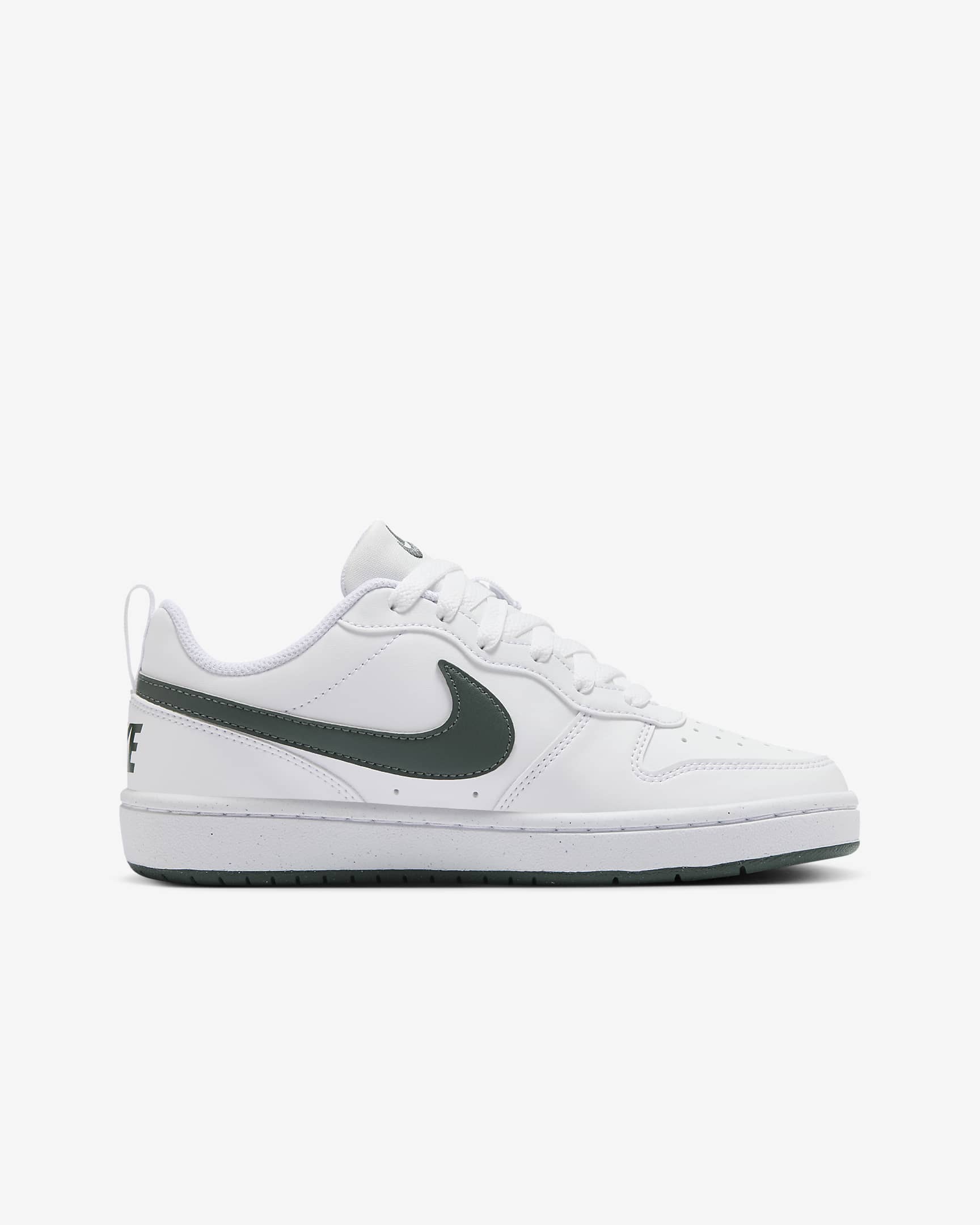 รองเท้าเด็กโต Nike Court Borough Low Recraft - ขาว/Vintage Green