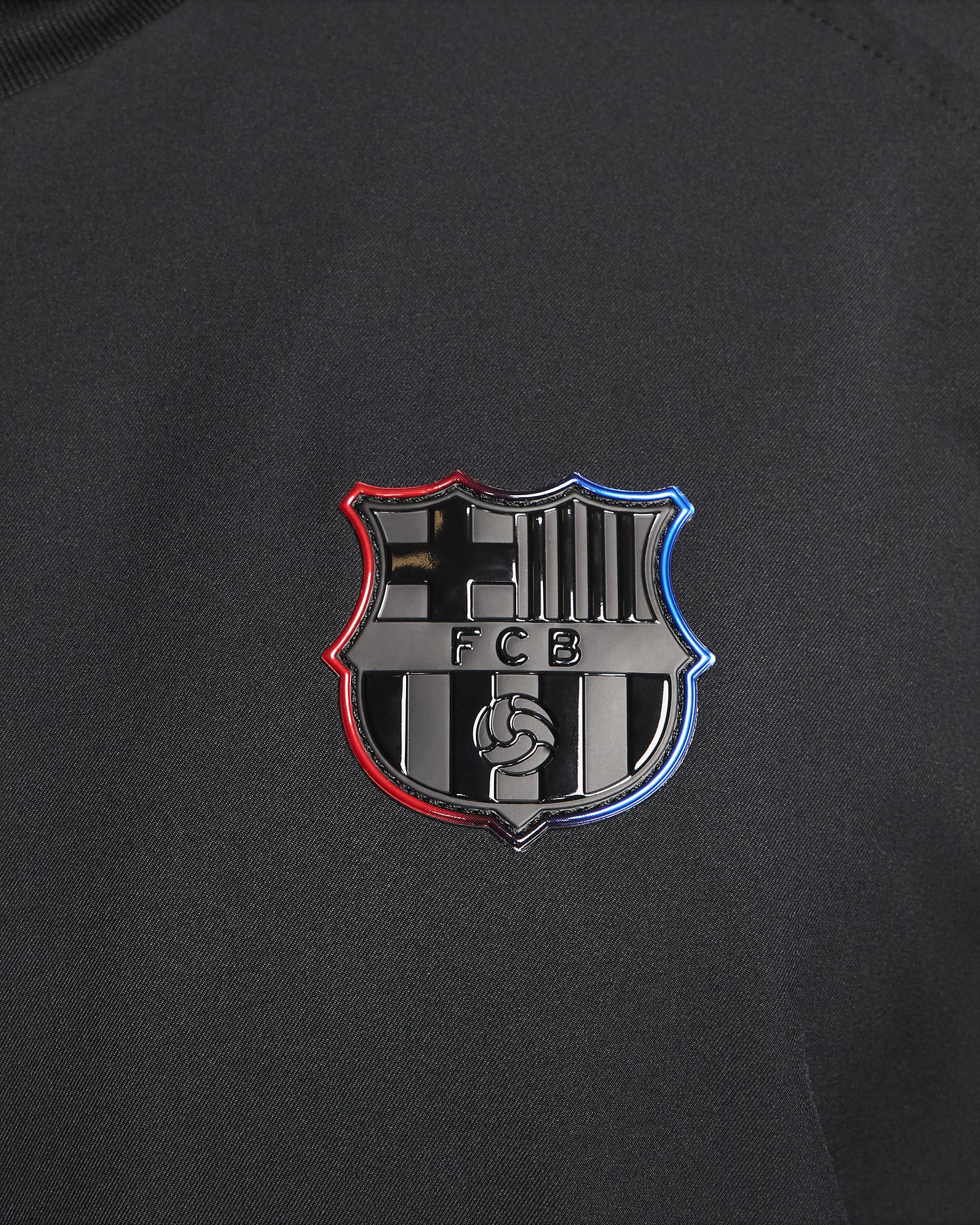 F.C. Barcelona Strike Away Men's Nike Dri-FIT Football Jacket - Black/Black