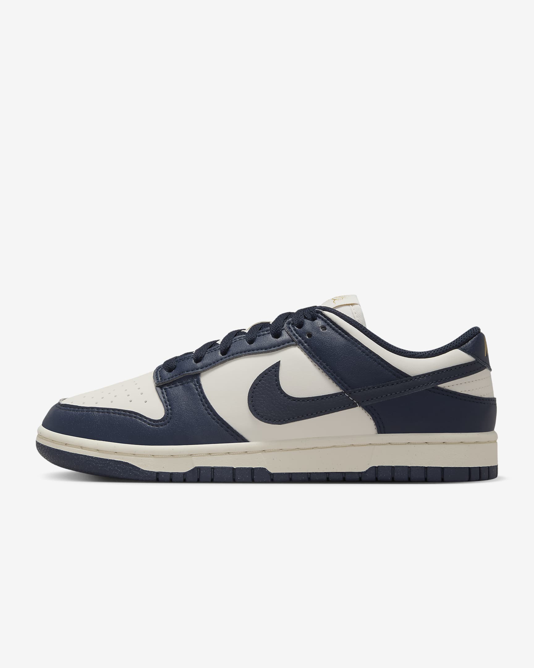 Chaussure Nike Dunk Low Next Nature pour femme - Phantom/Pale Ivory/Metallic Gold/Obsidian