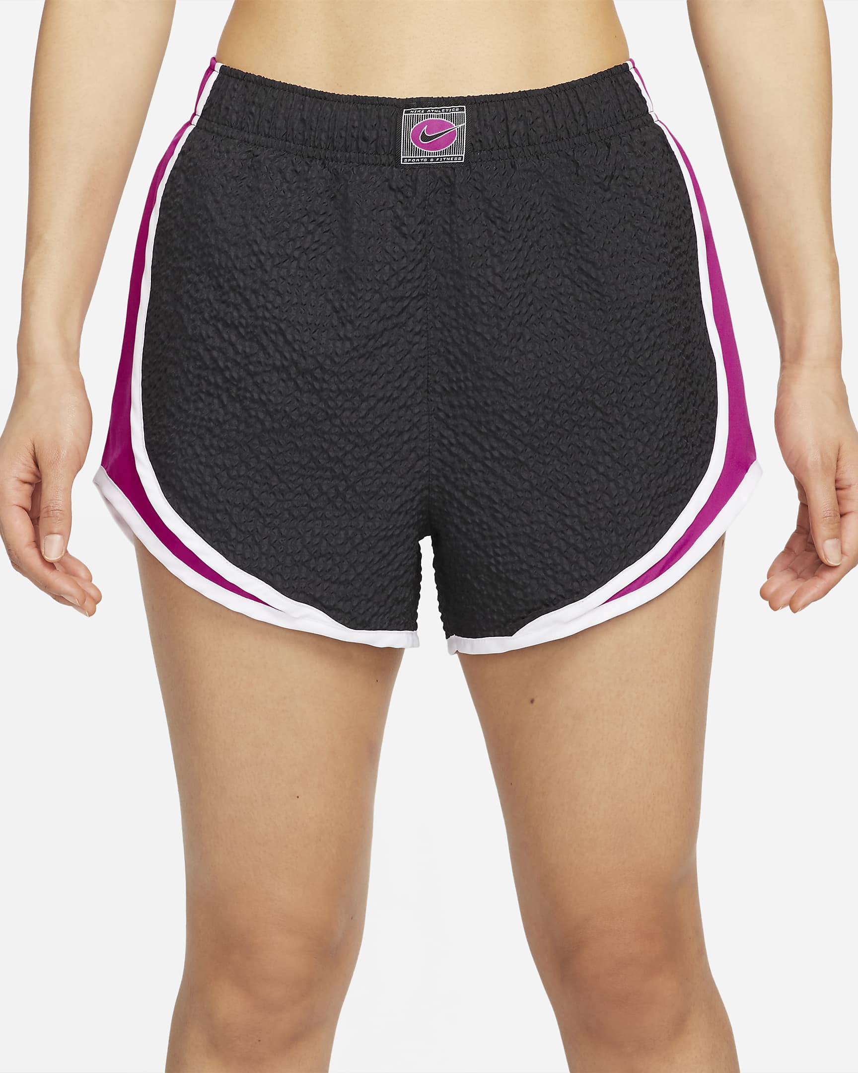 Nike Tempo Icon Clash Women's Running Shorts - Black/Active Pink/White