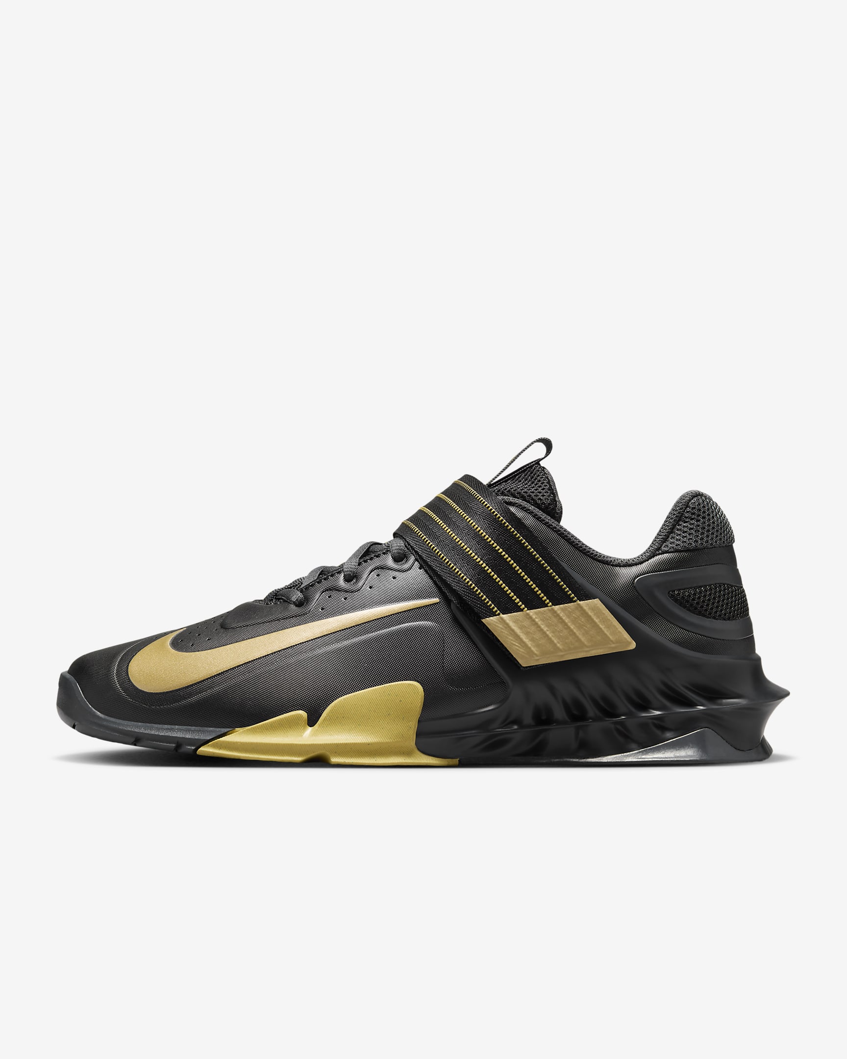 Nike Savaleos Weightlifting Shoes - Black/Anthracite/Infinite Gold/Metallic Gold