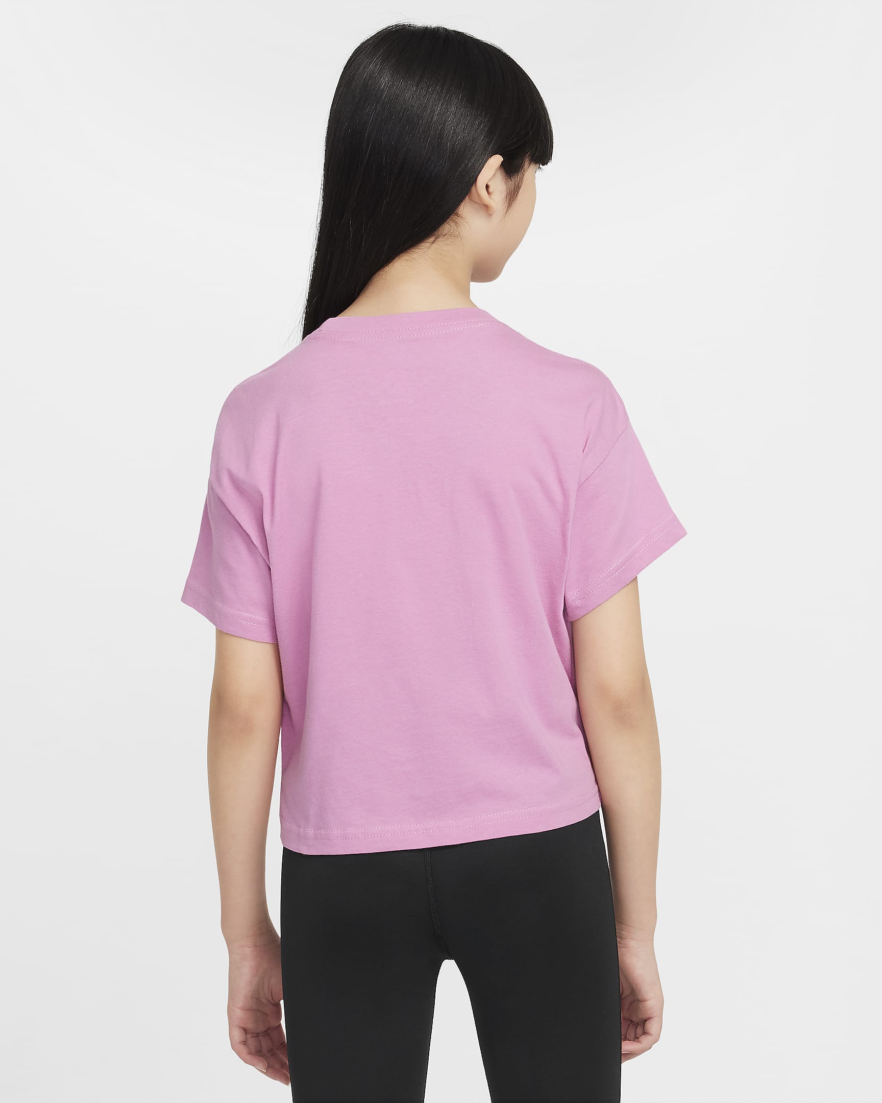 Nike Sportswear Essential Older Kids' (Girls') T-Shirt - Magic Flamingo