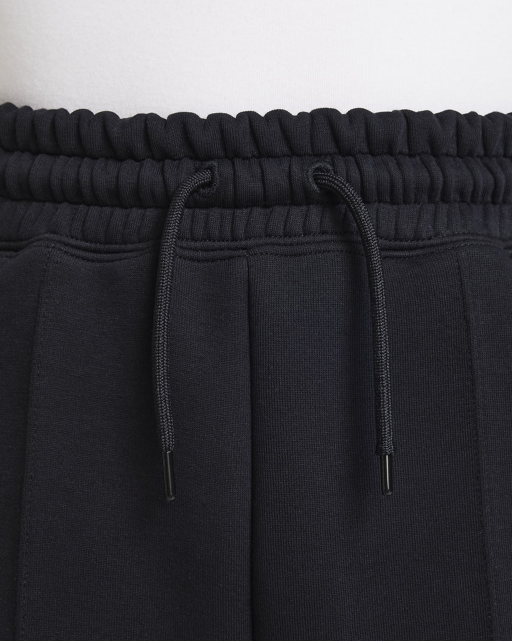 Pantalon de survêtement Nike Sportswear Tech Fleece pour ado (fille) - Noir/Noir/Noir