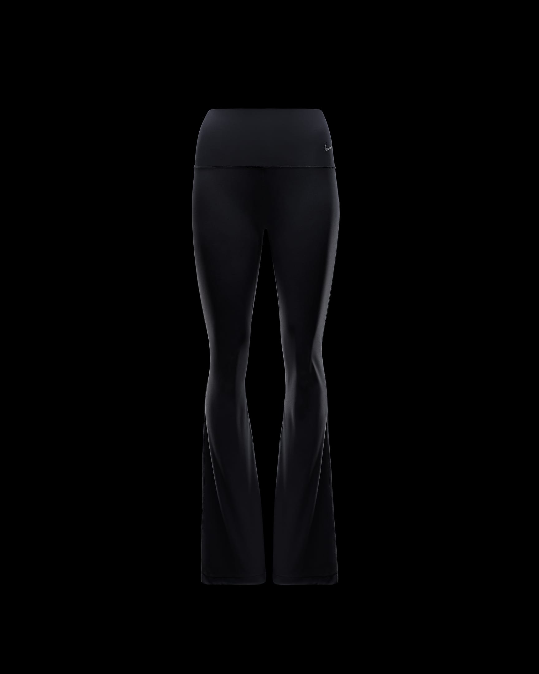 Nike Zenvy Women's High-Waisted Flared Leggings - Black/Black