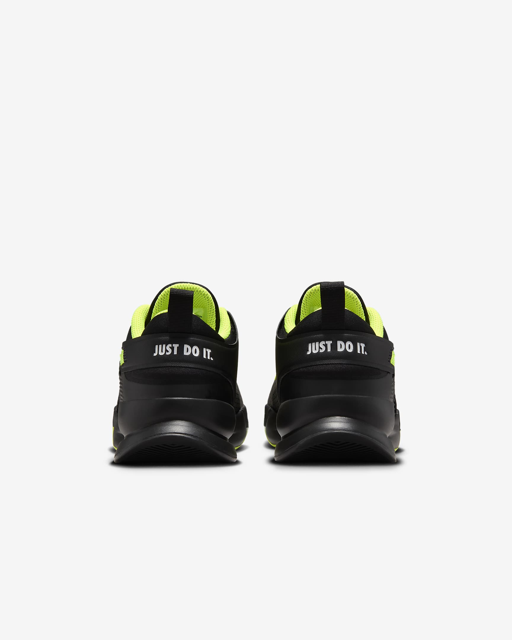 Nike Crosscourt Younger/Older Kids' Shoes - Black/White/Volt