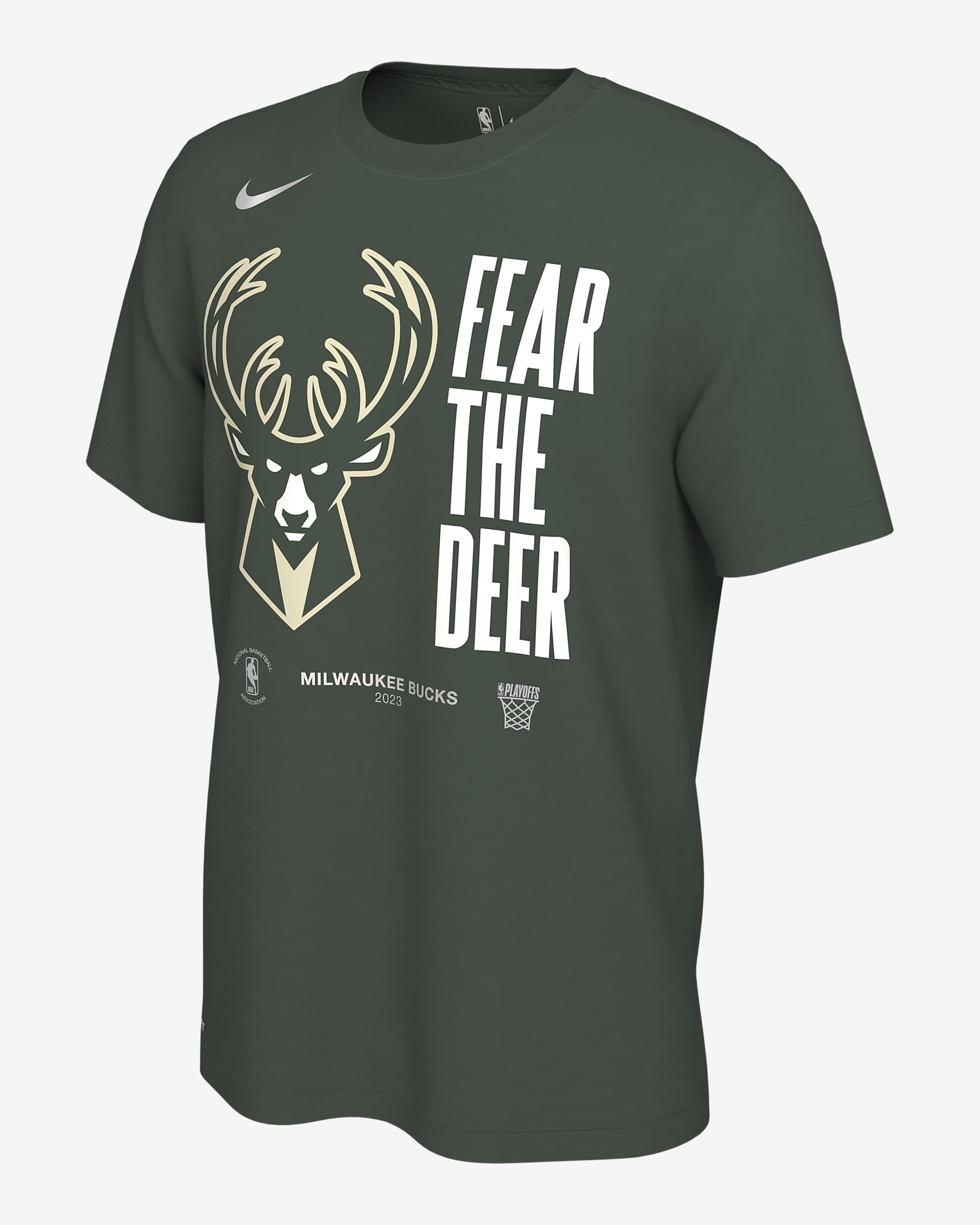 nike.com | Milwaukee Bucks Playoff Mantra 2023 T-Shirt