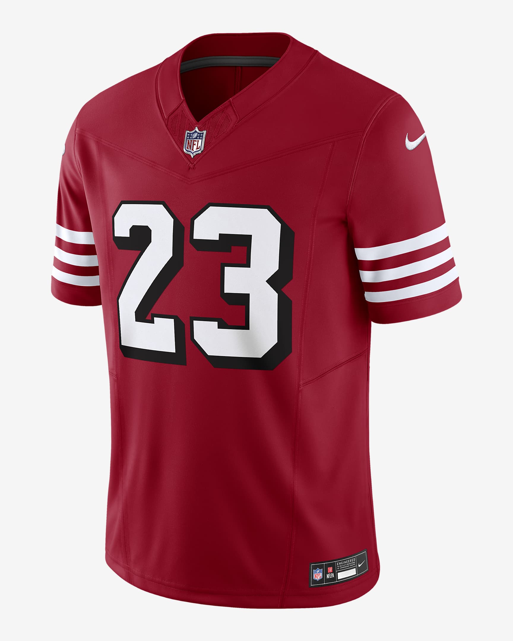 Jersey de fútbol americano Nike Dri-FIT de la NFL Limited para hombre Christian McCaffrey San Francisco 49ers - Rojo