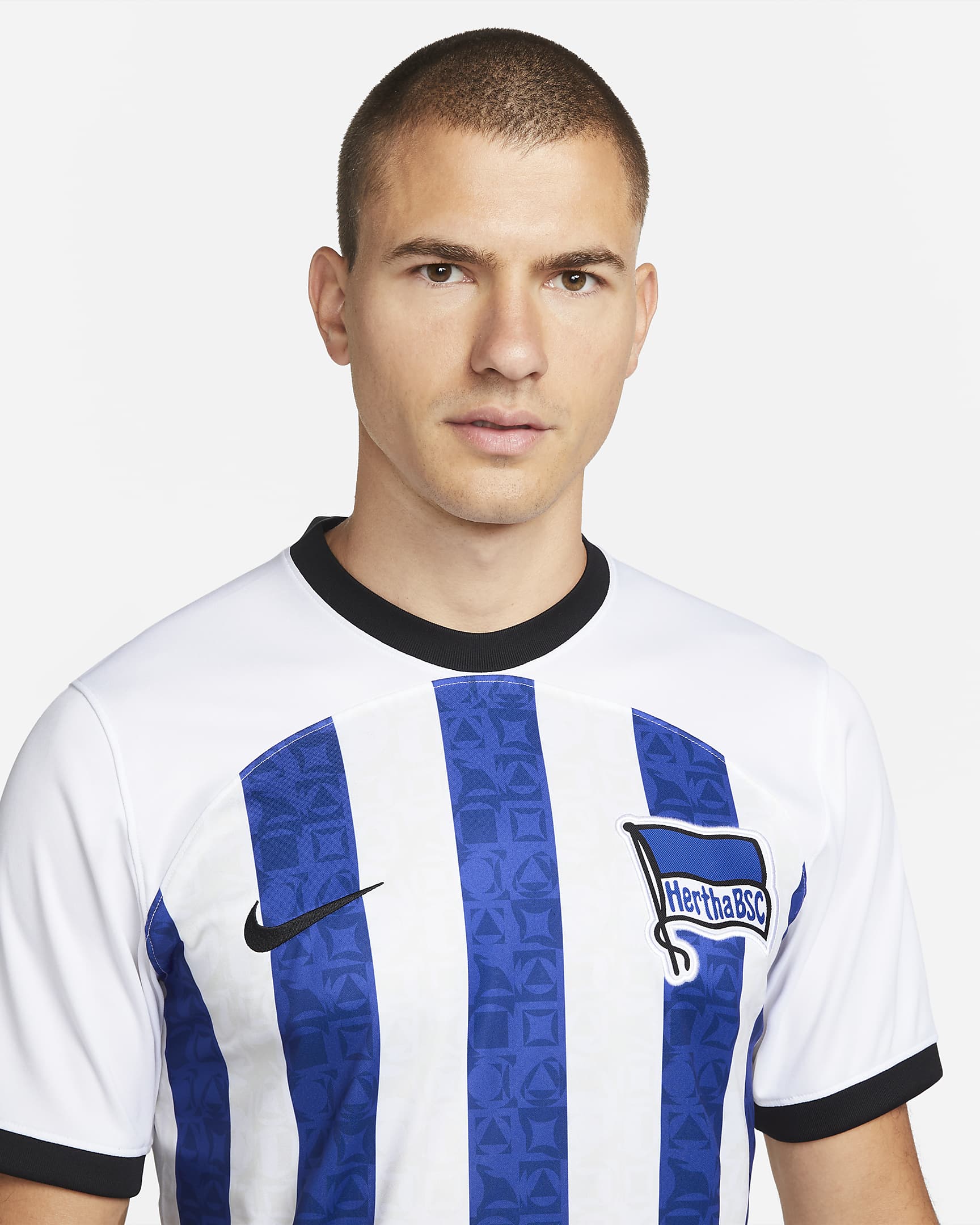 Hertha BSC 2022/23 Stadium Home Men's Nike Dri-FIT Football Shirt. Nike PT
