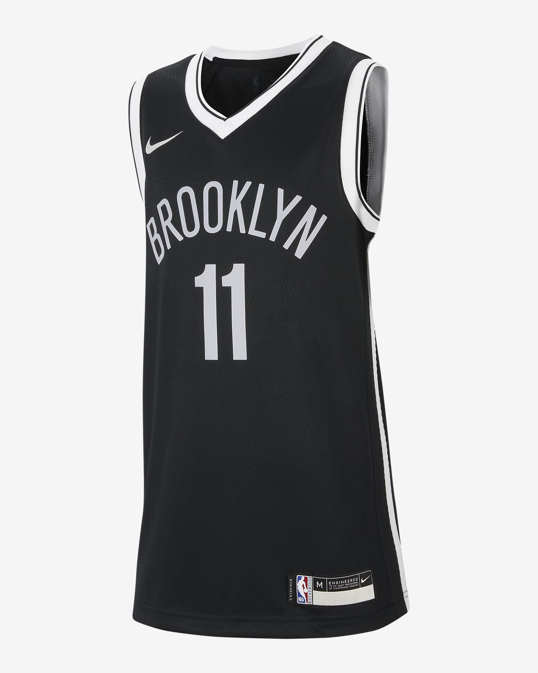 Nike NBA Swingman Jersey Brooklyn Nets Icon Edition för ungdom - Svart