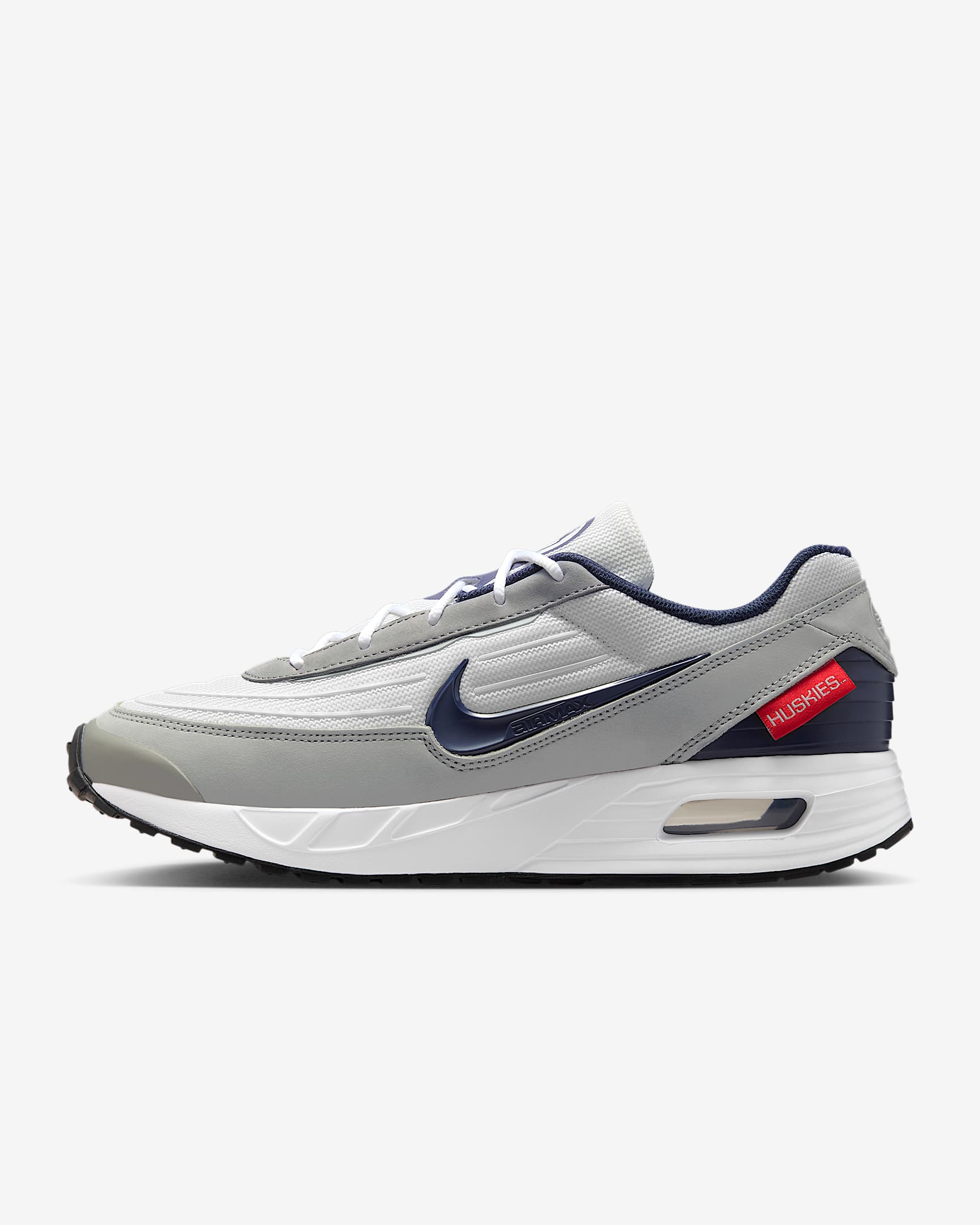 Nike College Air Max Verse (UConn) Men's Shoes - White/Light Smoke Grey/College Navy