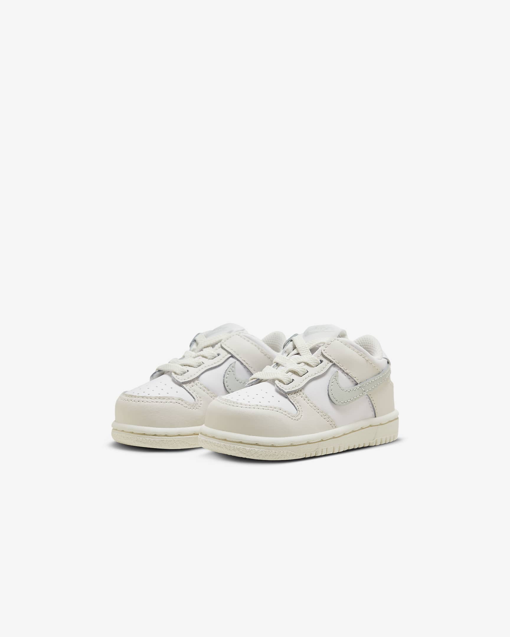 Παπούτσια Nike Dunk Low για βρέφη και νήπια - Λευκό/Phantom/Light Silver