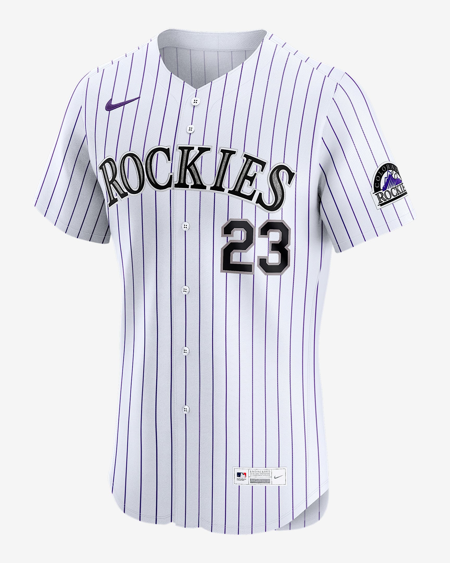 Kris Bryant Colorado Rockies Men's Nike Dri-FIT ADV MLB Elite Jersey - White