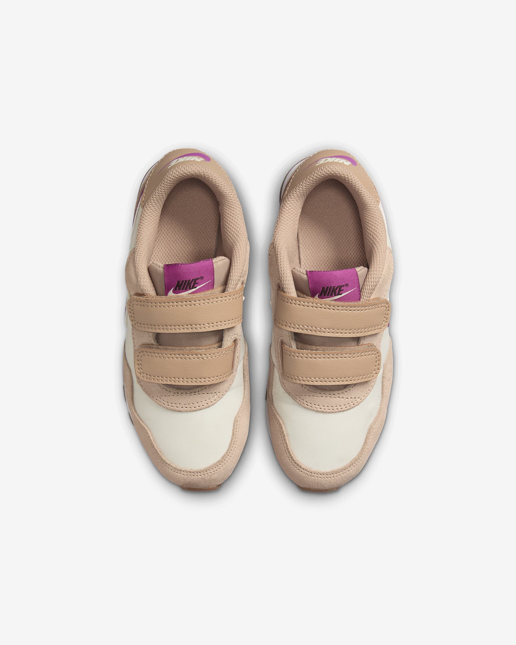 Nike MD Valiant Zapatillas - Niño/a pequeño/a - Hemp/Pale Ivory/Gum Medium Brown/Hot Fuchsia