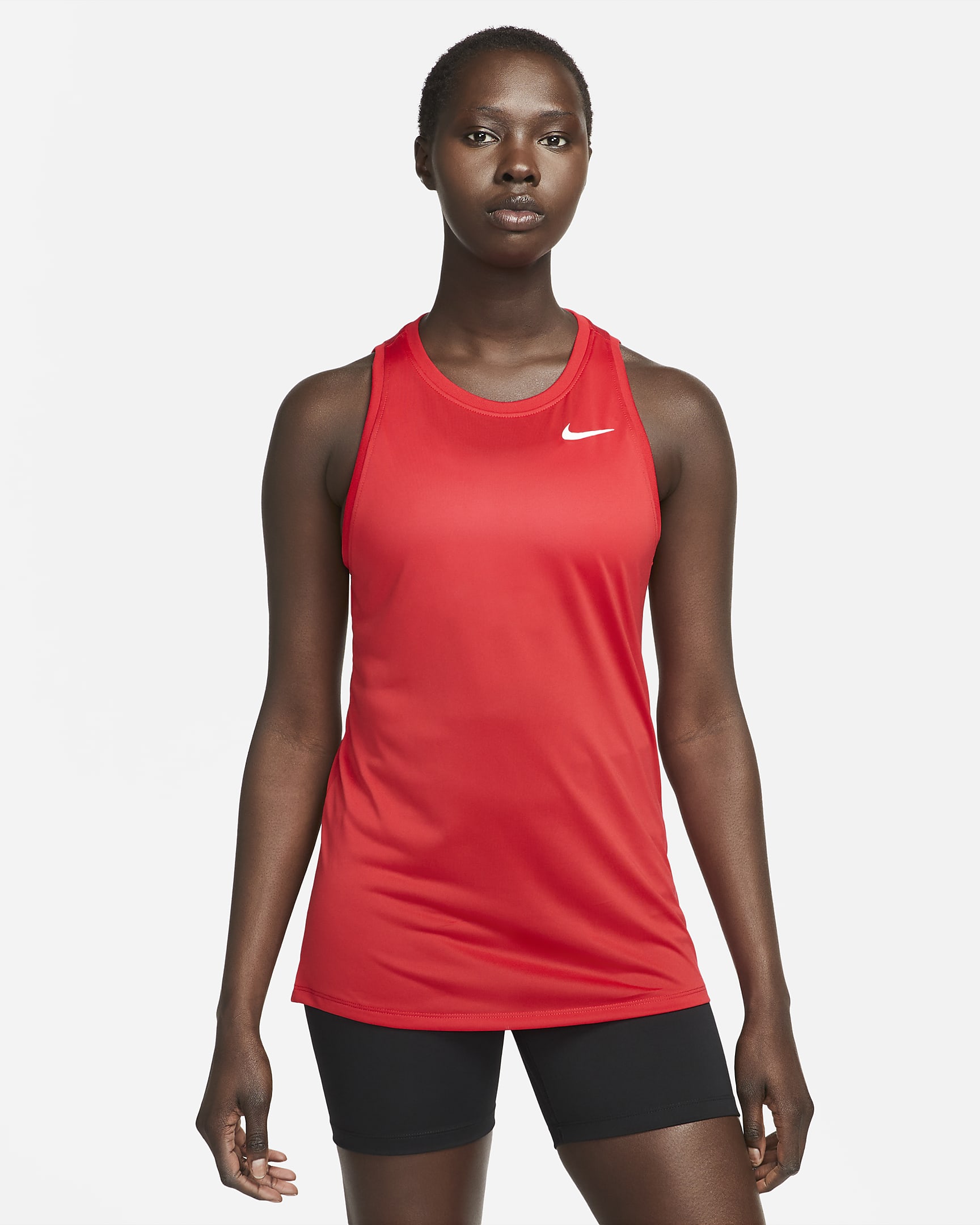 Nike Dri-FIT Women's Training Tank - University Red/White