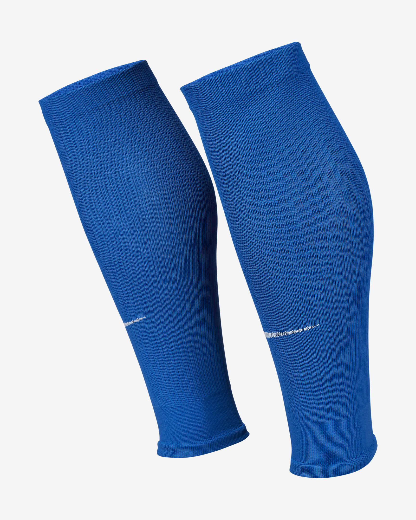 Nike Strike Scheenbeschermersleeves voor voetbal - Royal Blue/Wit