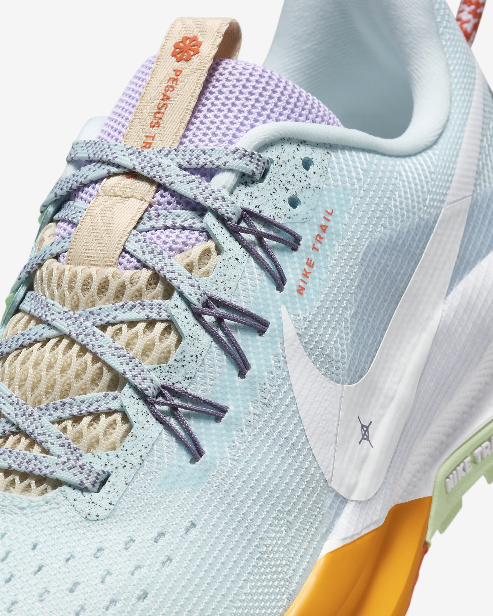 Nike Pegasus Trail 5 Women's Trail-Running Shoes - Glacier Blue/Daybreak/Sundial/White