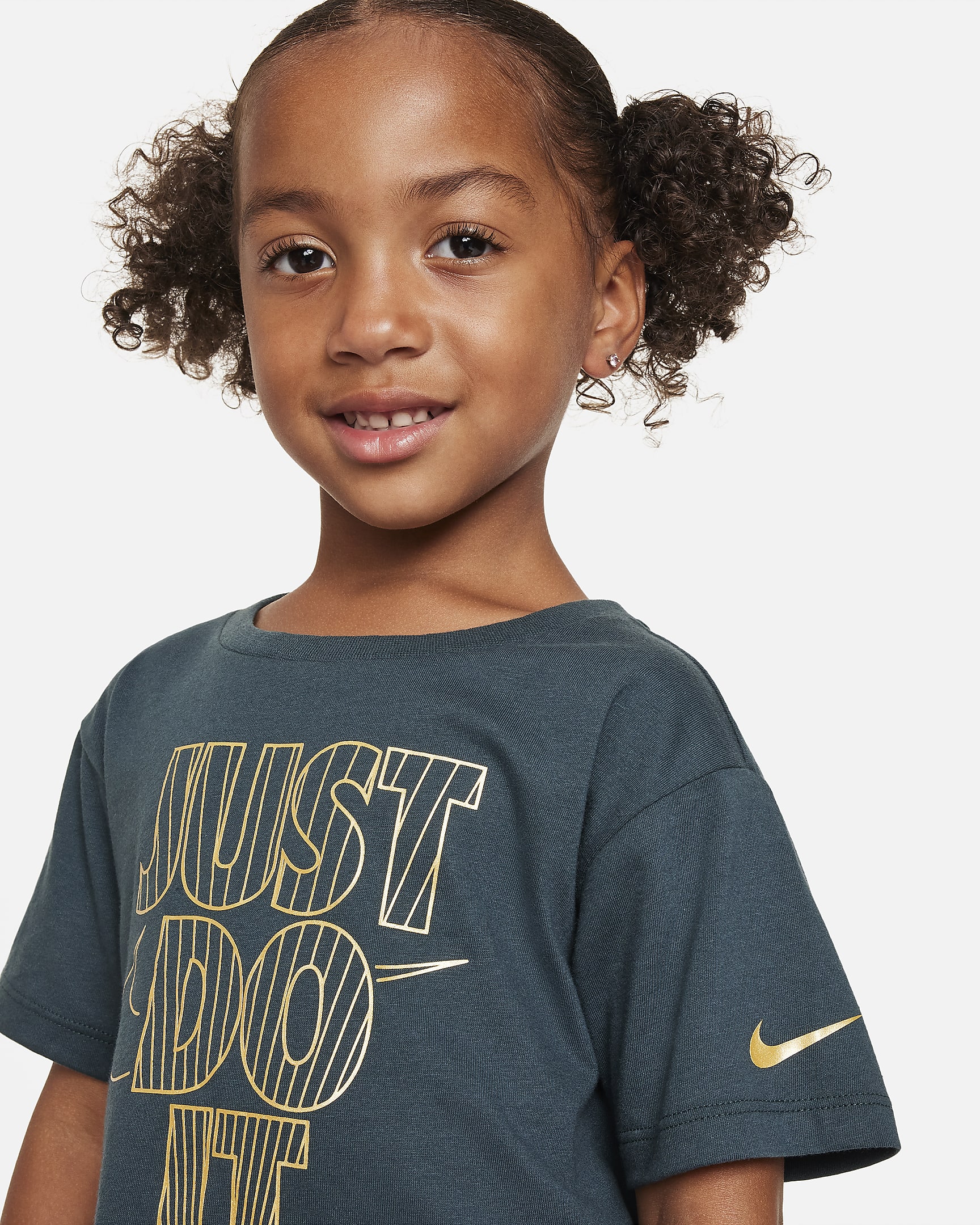 Nike Shine Boxy Tee Toddler T-Shirt - Deep Jungle