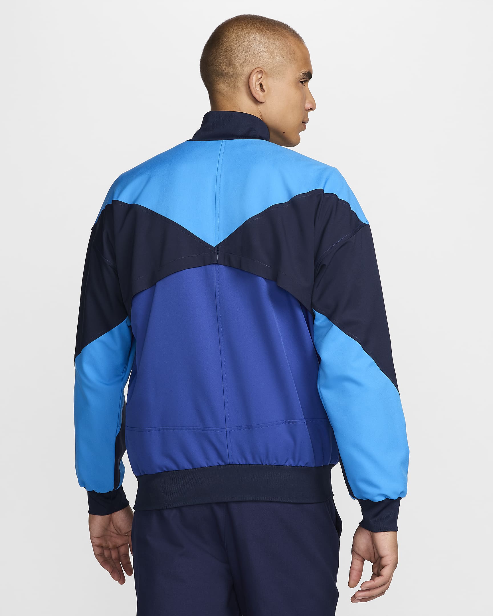 Giacca Anthem da calcio Nike Dri-FIT Chelsea FC Strike – Uomo - Rush Blue/Ossidiana/Light Photo Blue