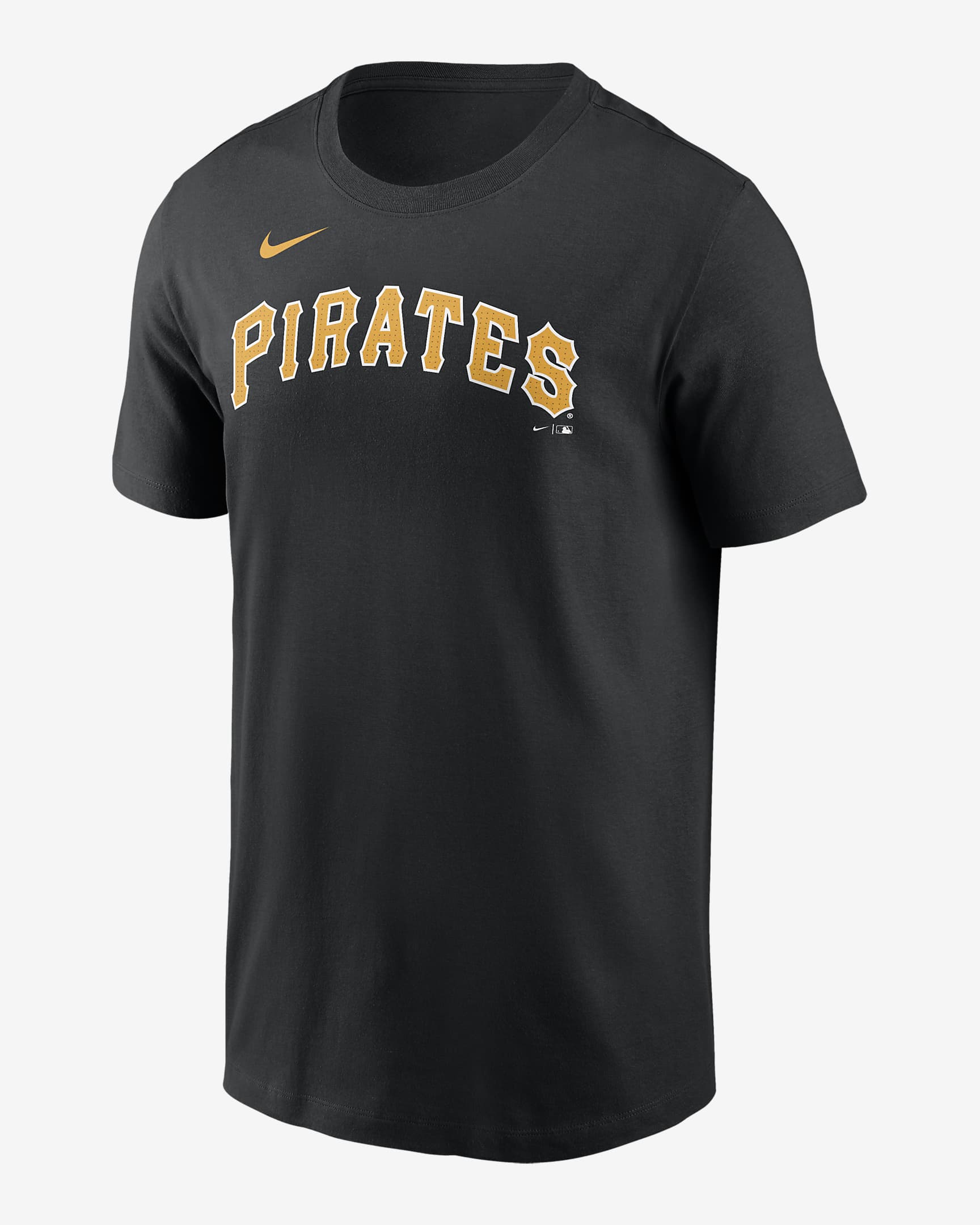 Pittsburgh Pirates Fuse Wordmark Men's Nike MLB T-Shirt - Black