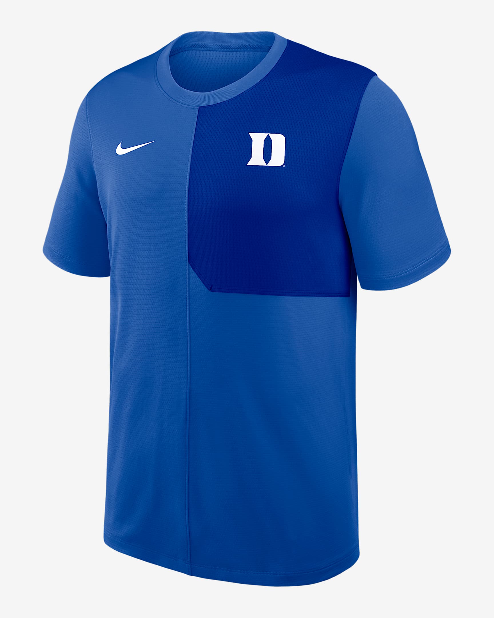 Playera universitaria Nike Dri-FIT para hombre Duke Sideline Coach - Royal