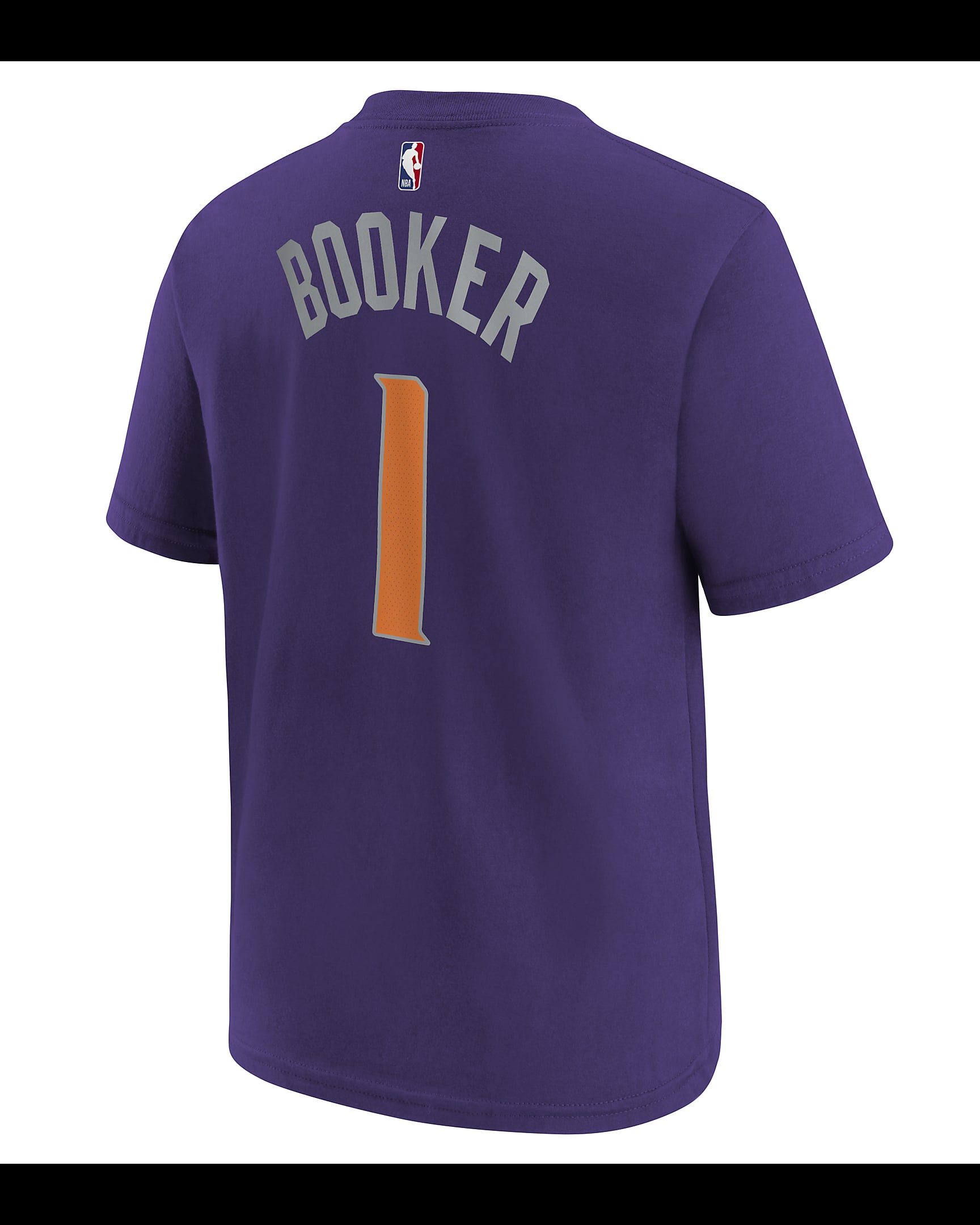 Playera Nike de la NBA para niños talla grande Devin Booker Phoenix Suns Icon Edition - Orquídea nuevo