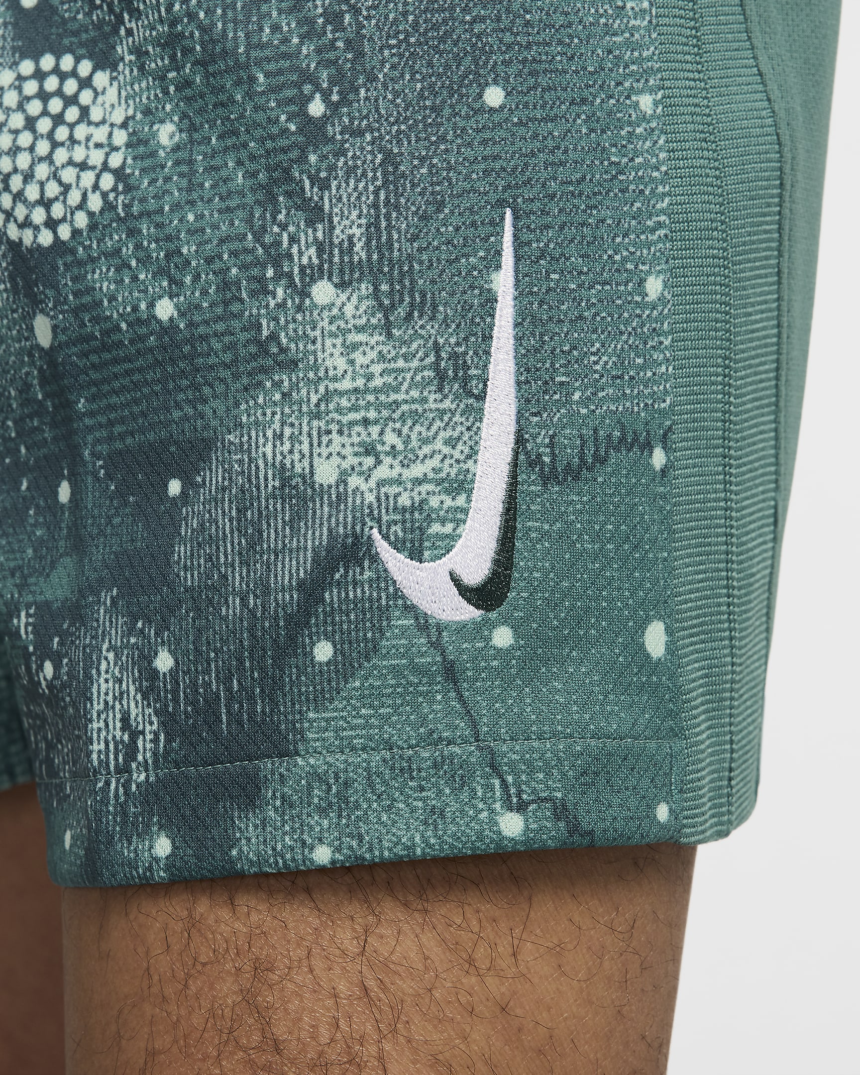 Tottenham Hotspur 2024/25 Stadium Derde Nike Dri-FIT replicavoetbalshorts voor heren - Enamel Green/Bicoastal/Wit