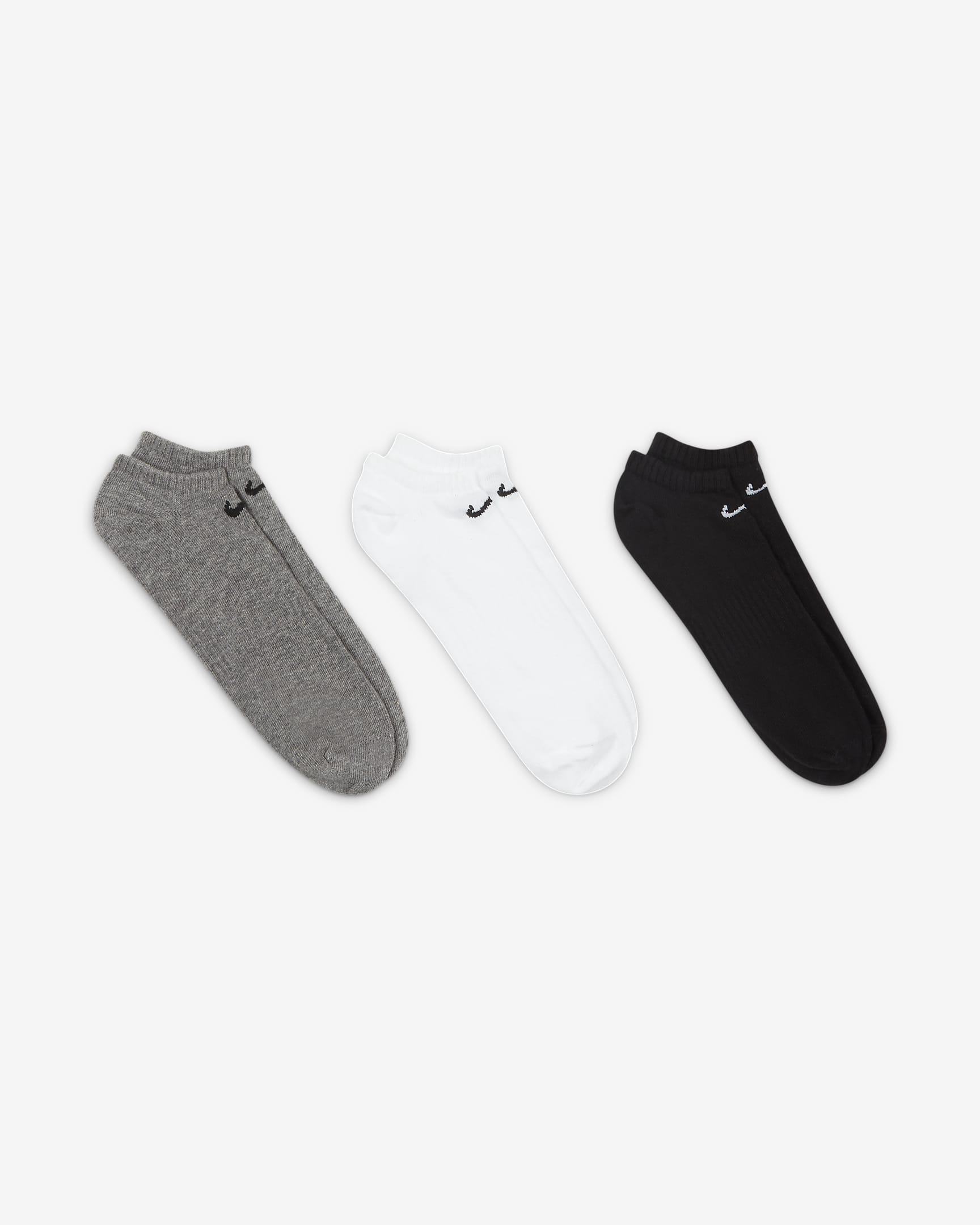 Nike Everyday Lightweight Training No-Show Socks (3 Pairs) - Multi-Colour