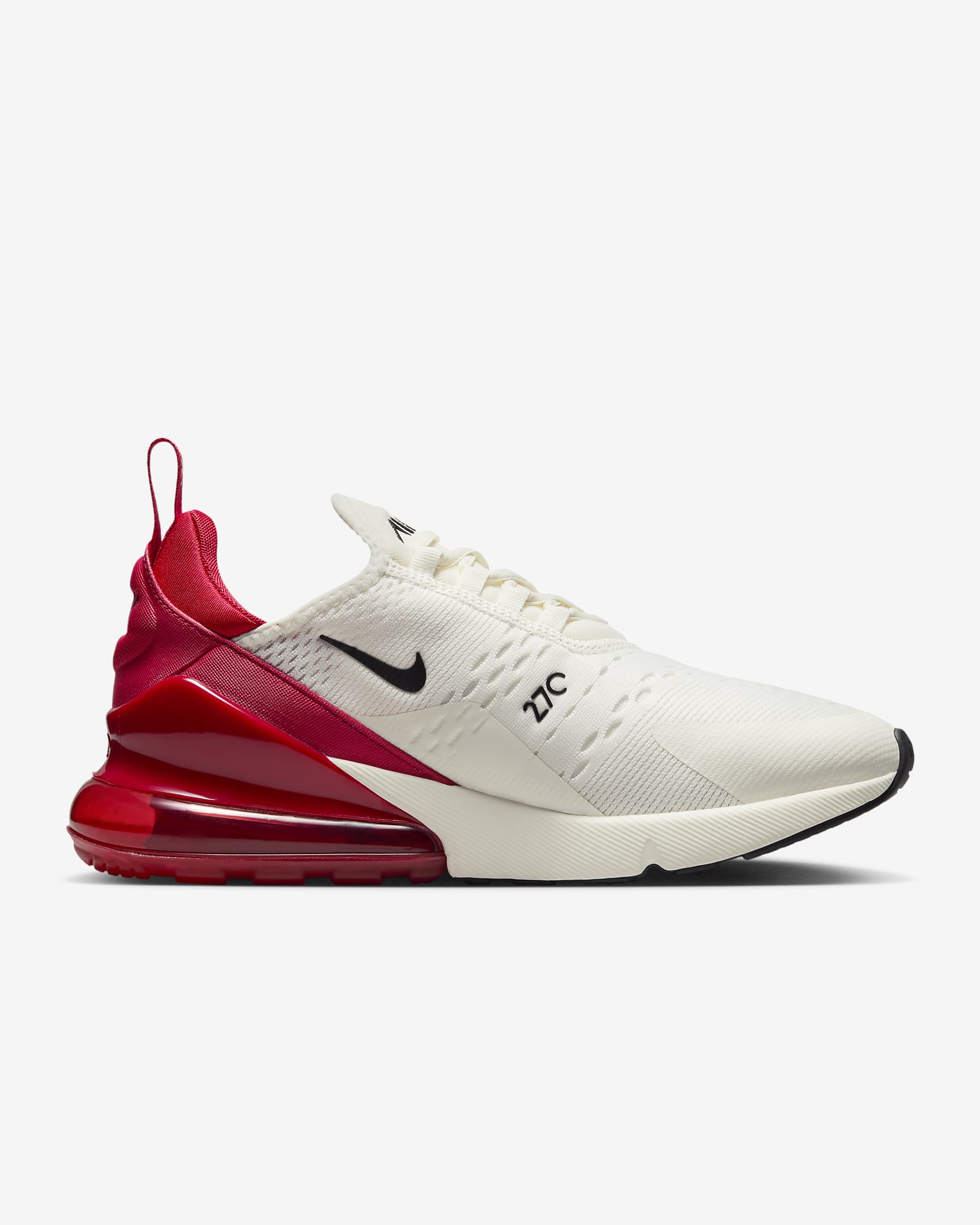 Chaussure Nike Air Max 270 pour femme - Gym Red/Noir/Sail