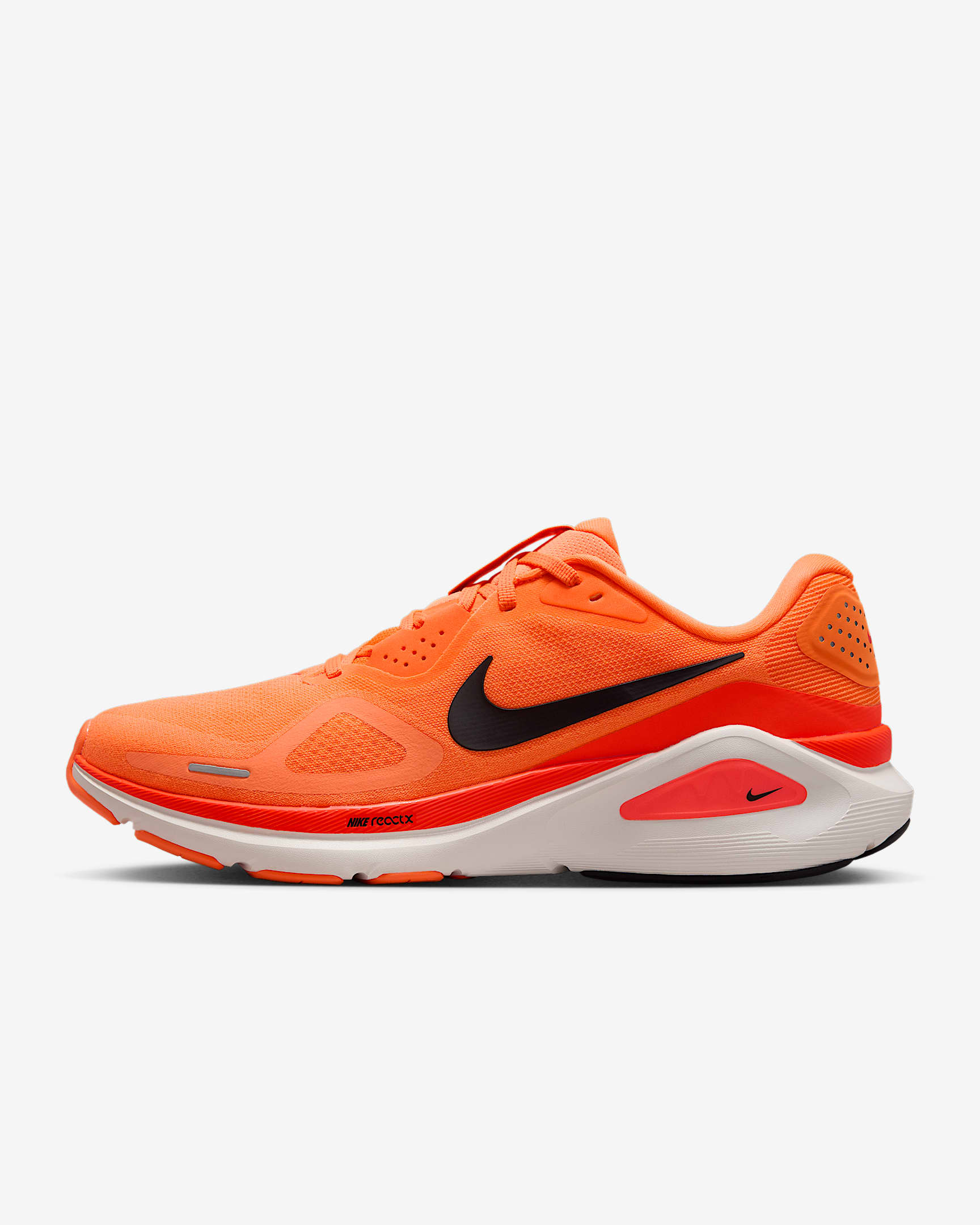Chaussure de running sur route Nike Structure 26 pour homme - Total Orange/Total Crimson/Chalk/Noir
