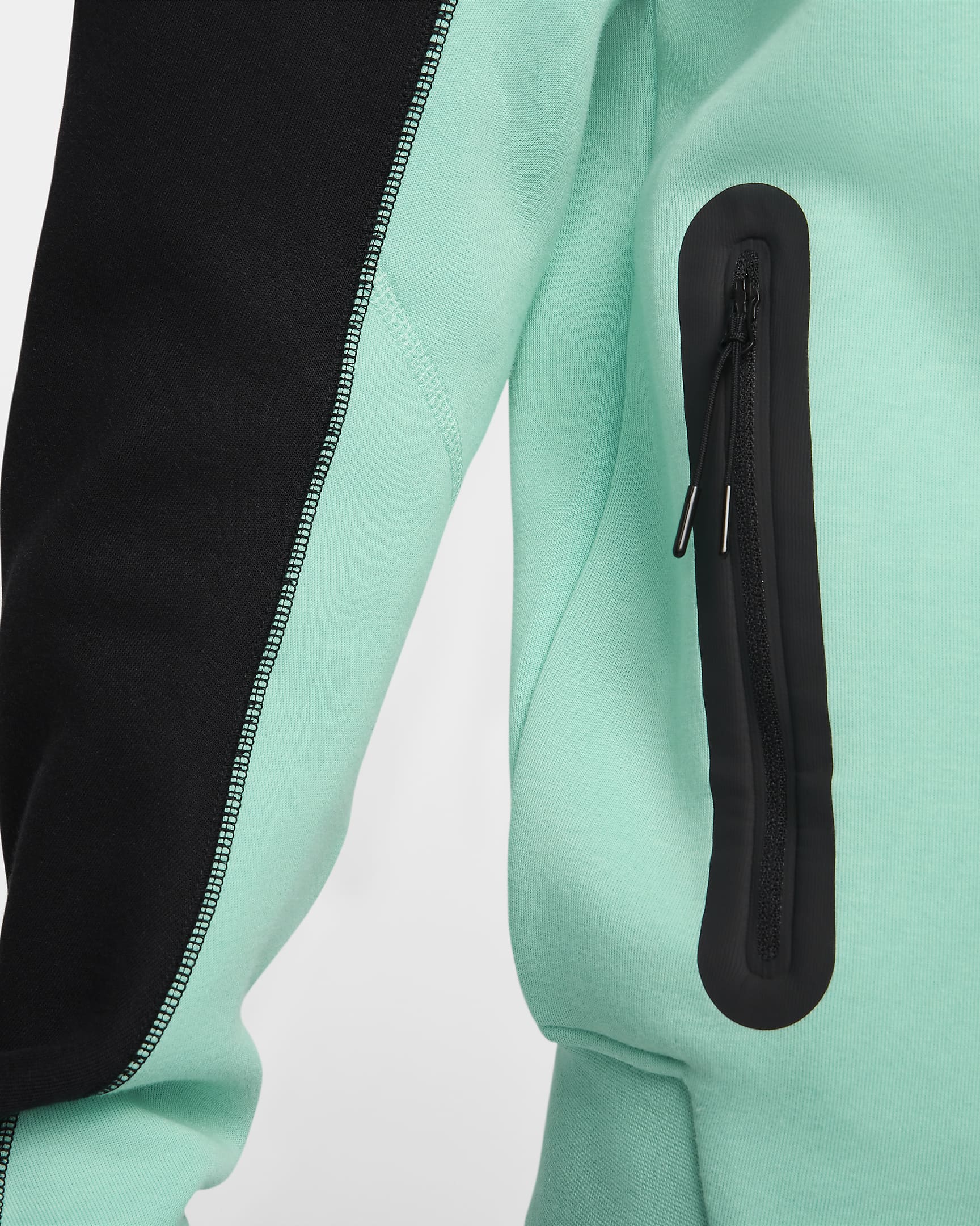 Nike Sportswear Tech Fleece Windrunner Men's Full-Zip Hoodie - Emerald Rise/Black