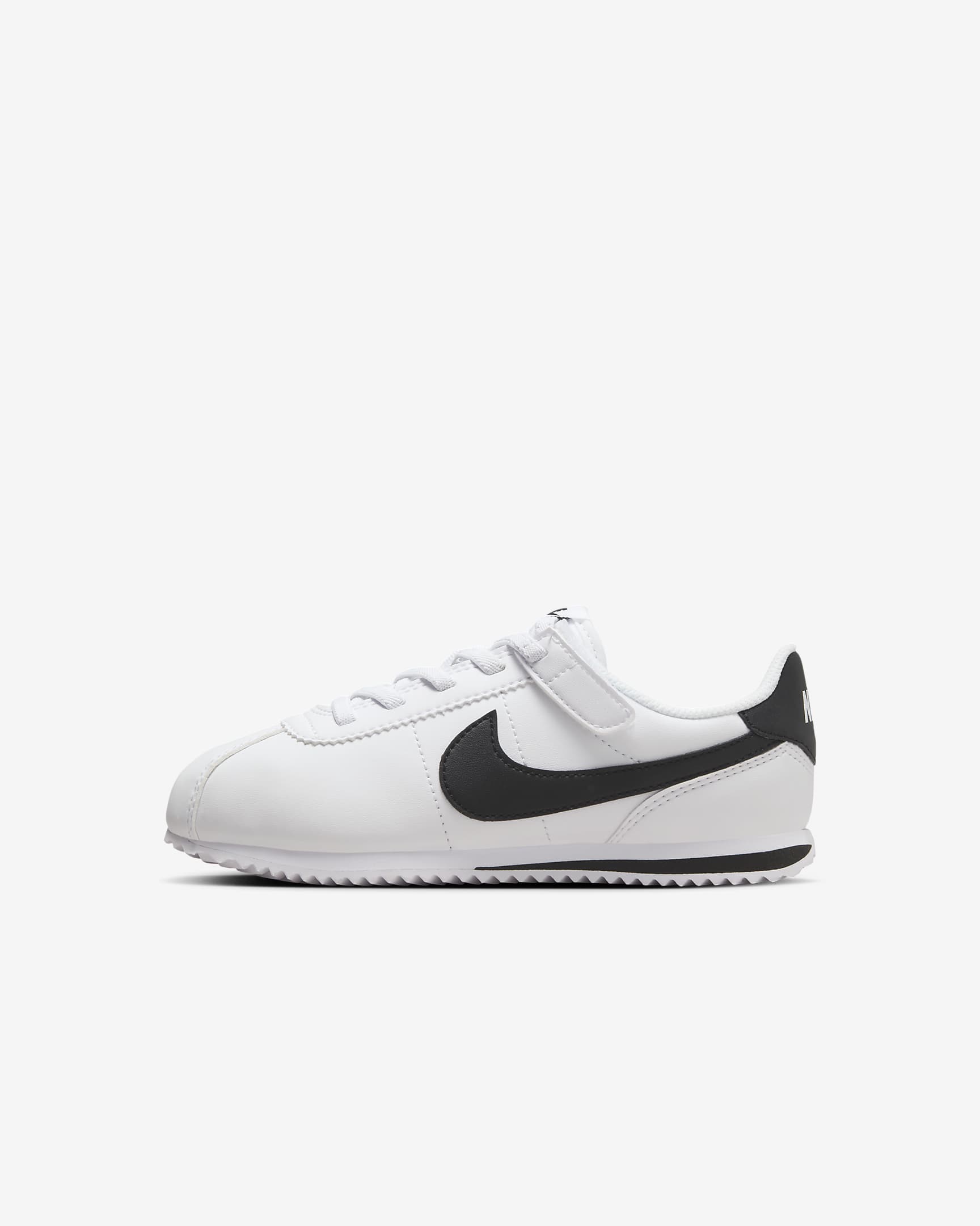 Nike Cortez EasyOn 小童鞋款 - 白色/黑色