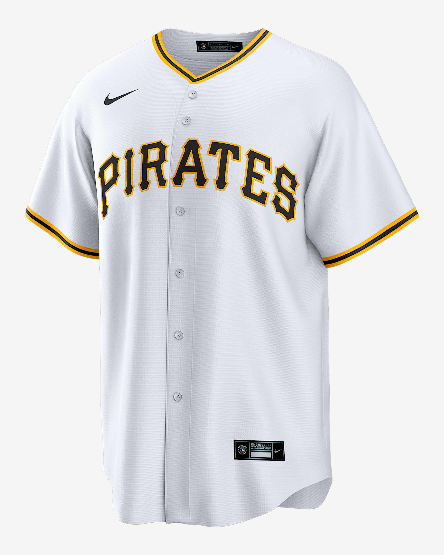 Jersey Nike de la MLB Replica para hombre Bryan Reynolds Pittsburgh Pirates - Blanco