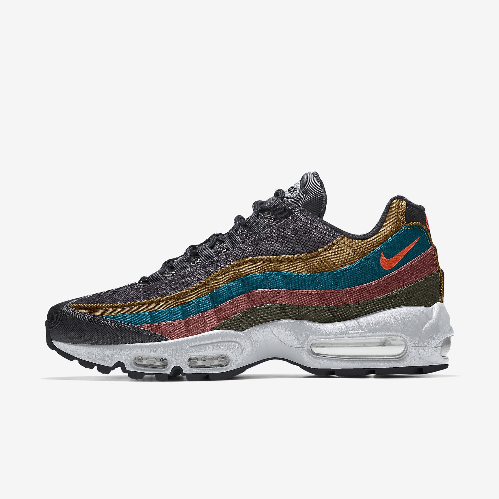 Nike Air Max 95 By You Custom Men's Shoe - Multi-Colour/Multi-Colour/Multi-Colour/Multi-Colour