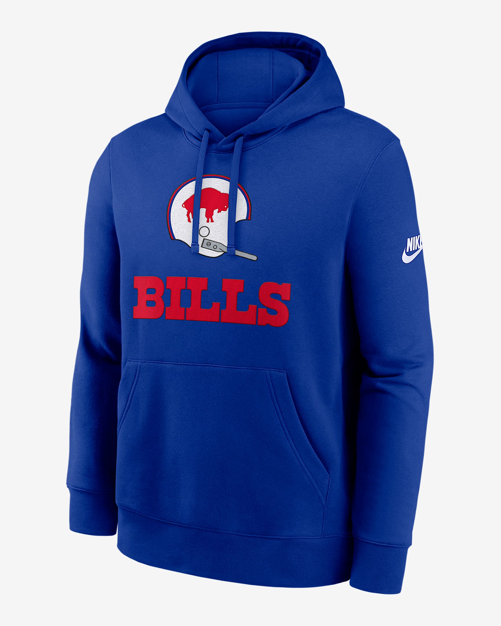 Sudadera con gorro sin cierre Nike de la NFL para hombre Buffalo Bills Best Season Rewind Club - Royal