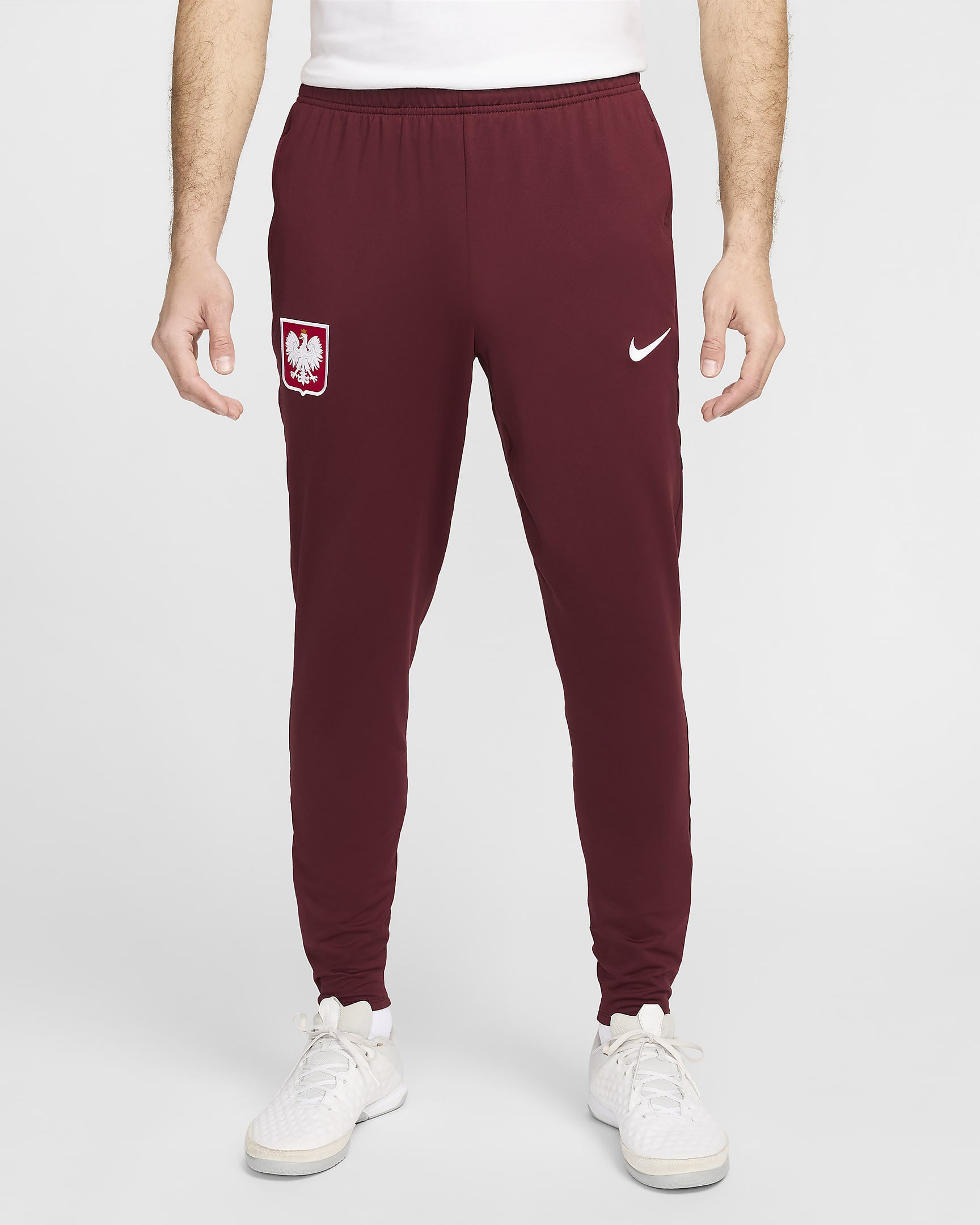 Polen Strike Nike Dri-FIT Fußballhose für Herren - Dark Team Red/Bright Crimson/Weiß