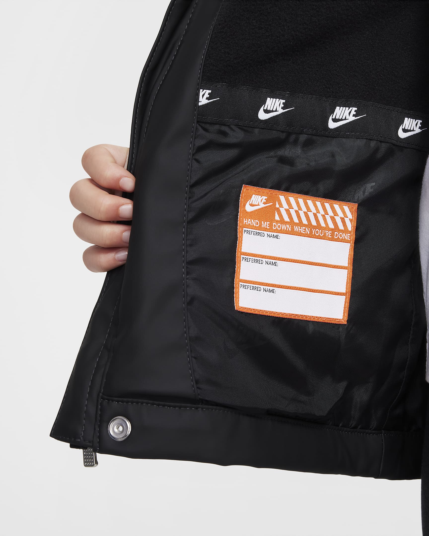 Nike Toddler Rain Jacket - Black