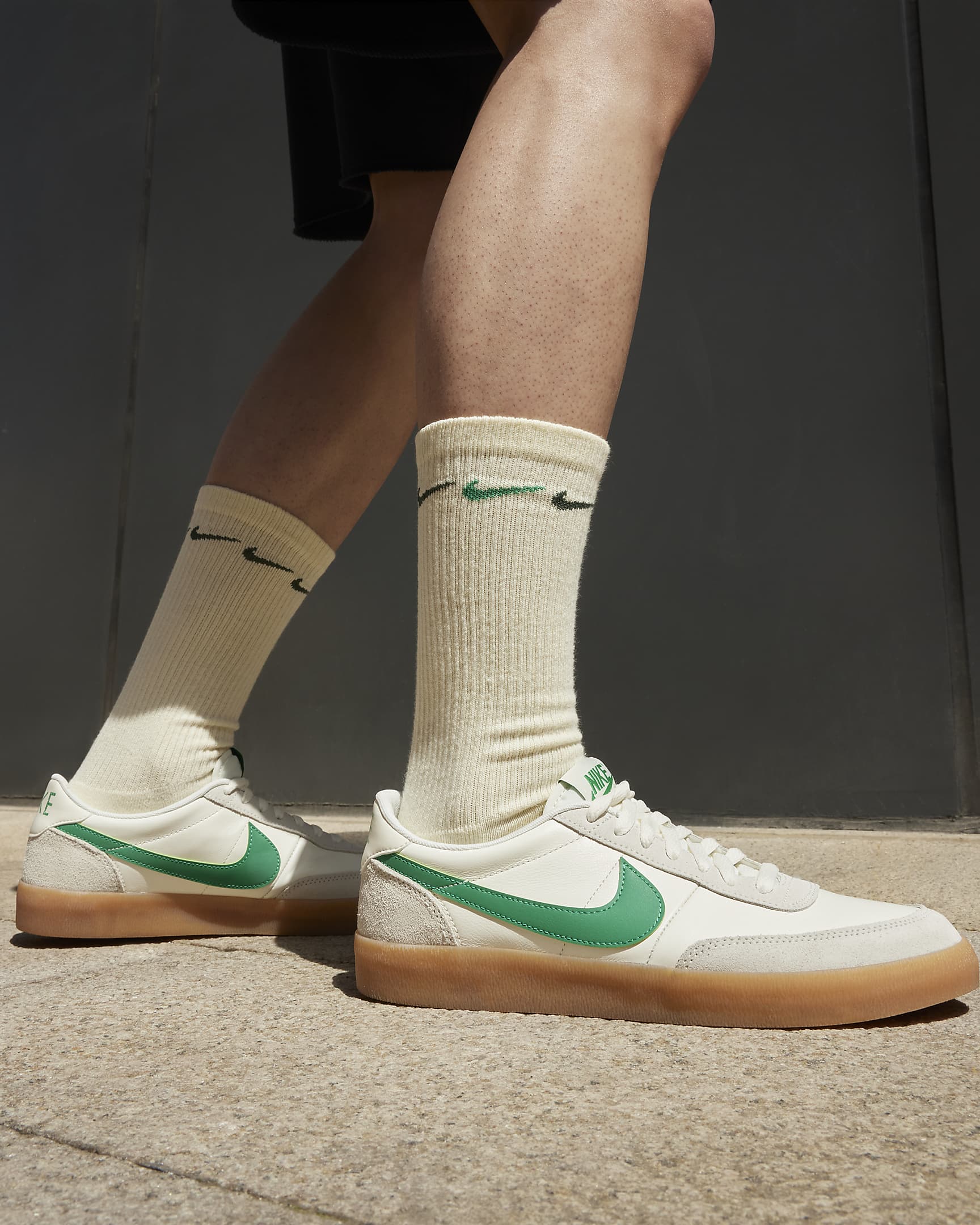 Nike Killshot 2 Leather Men's Shoes - Sail/Gum Yellow/Lucid Green