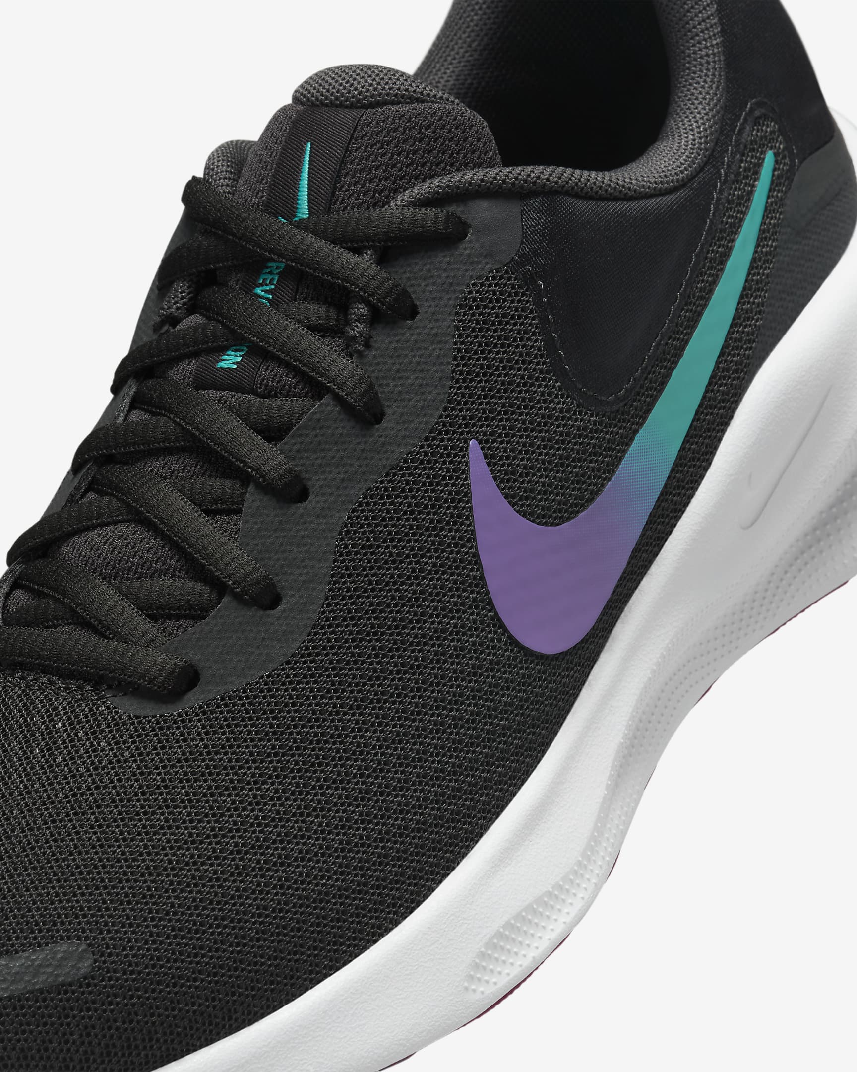 Nike Revolution 7 Women's Road Running Shoes - Dark Smoke Grey/Hyper Violet/White/Dusty Cactus