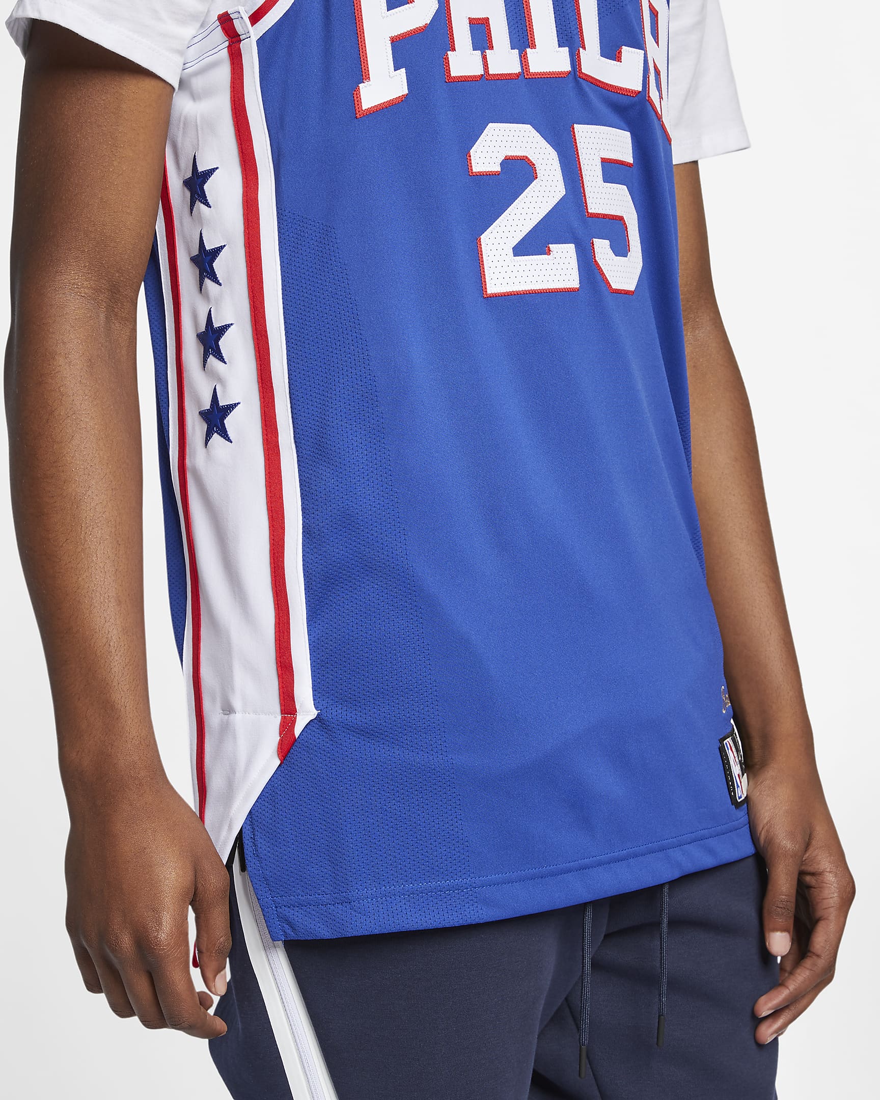 Camiseta Nike NBA Authentic 76ers Icon Edition. Nike.com
